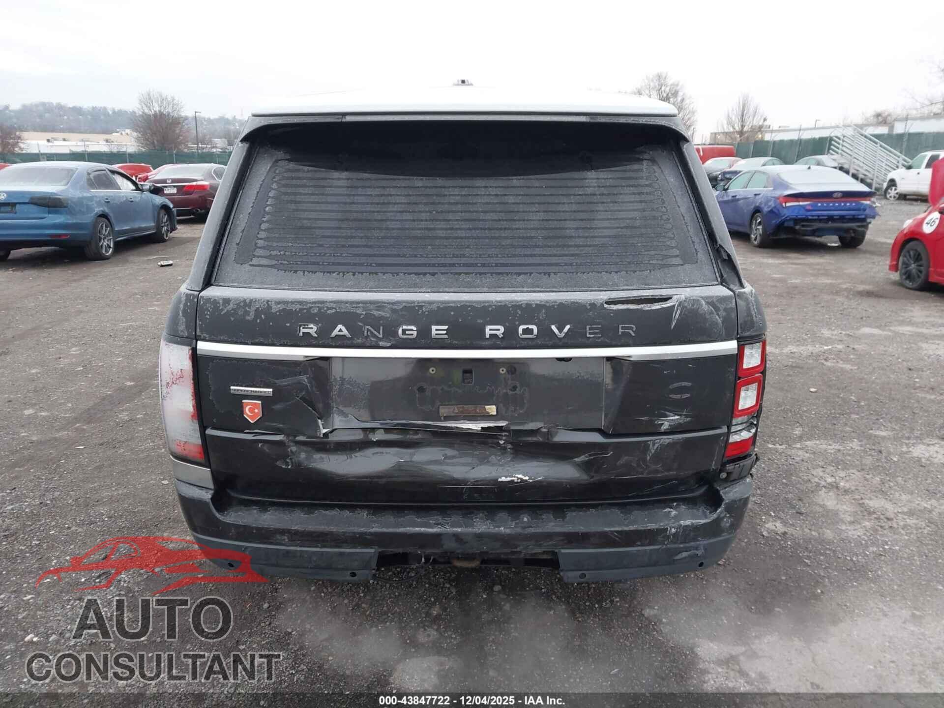 LAND ROVER RANGE ROVER 2013 - SALGS2EF1DA124157