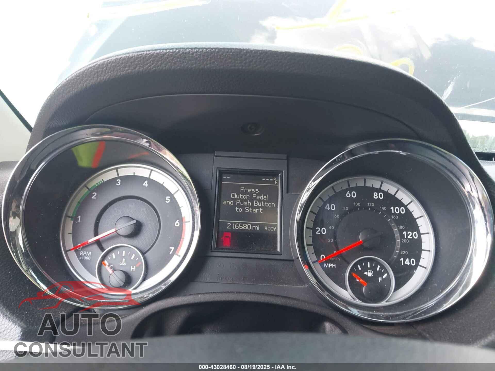 DODGE DURANGO 2013 - 1C4SDJCT5DC695850