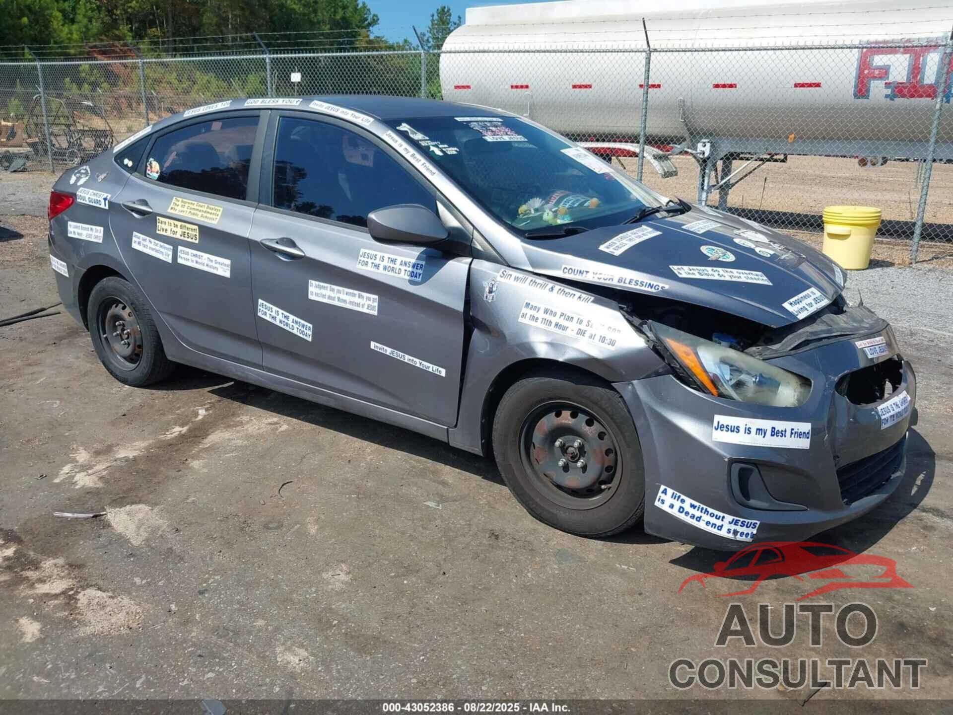 HYUNDAI ACCENT 2014 - KMHCT4AE3EU636980