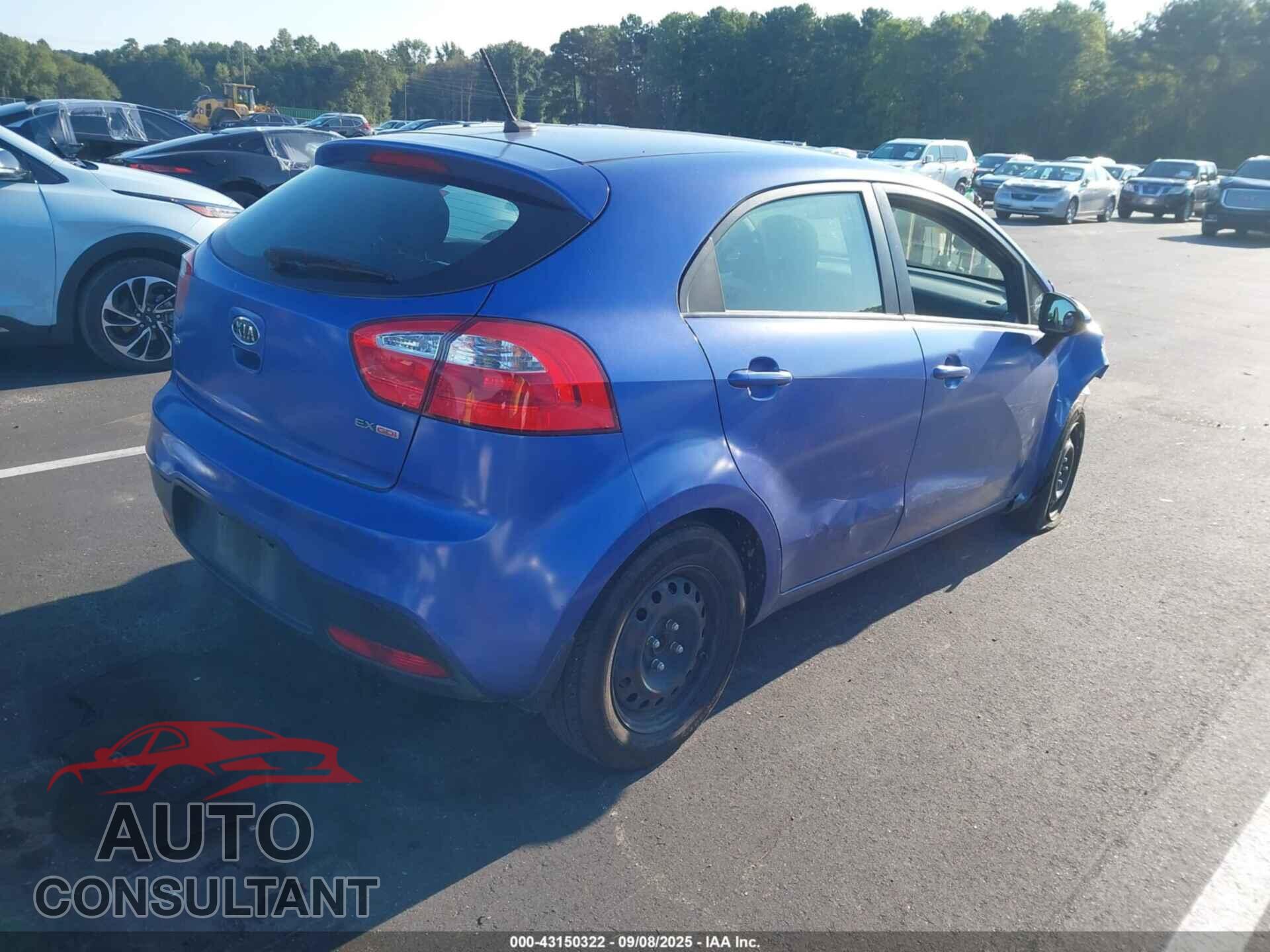 KIA RIO5 2012 - KNADN5A35C6090852