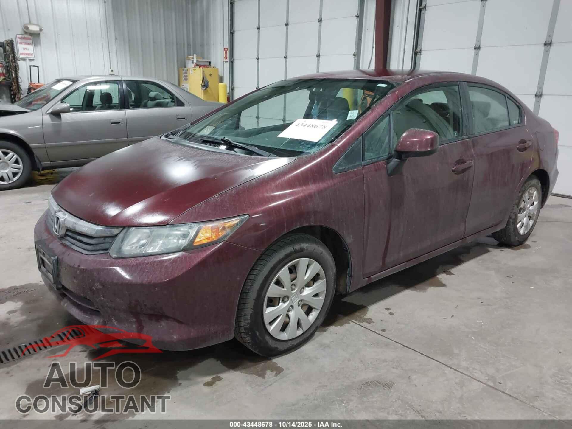HONDA CIVIC 2012 - 2HGFB2F56CH586059