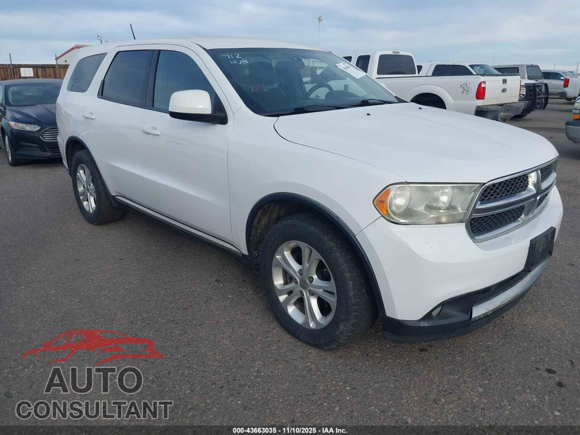 DODGE DURANGO 2013 - 1C4RDJAG2DC678699