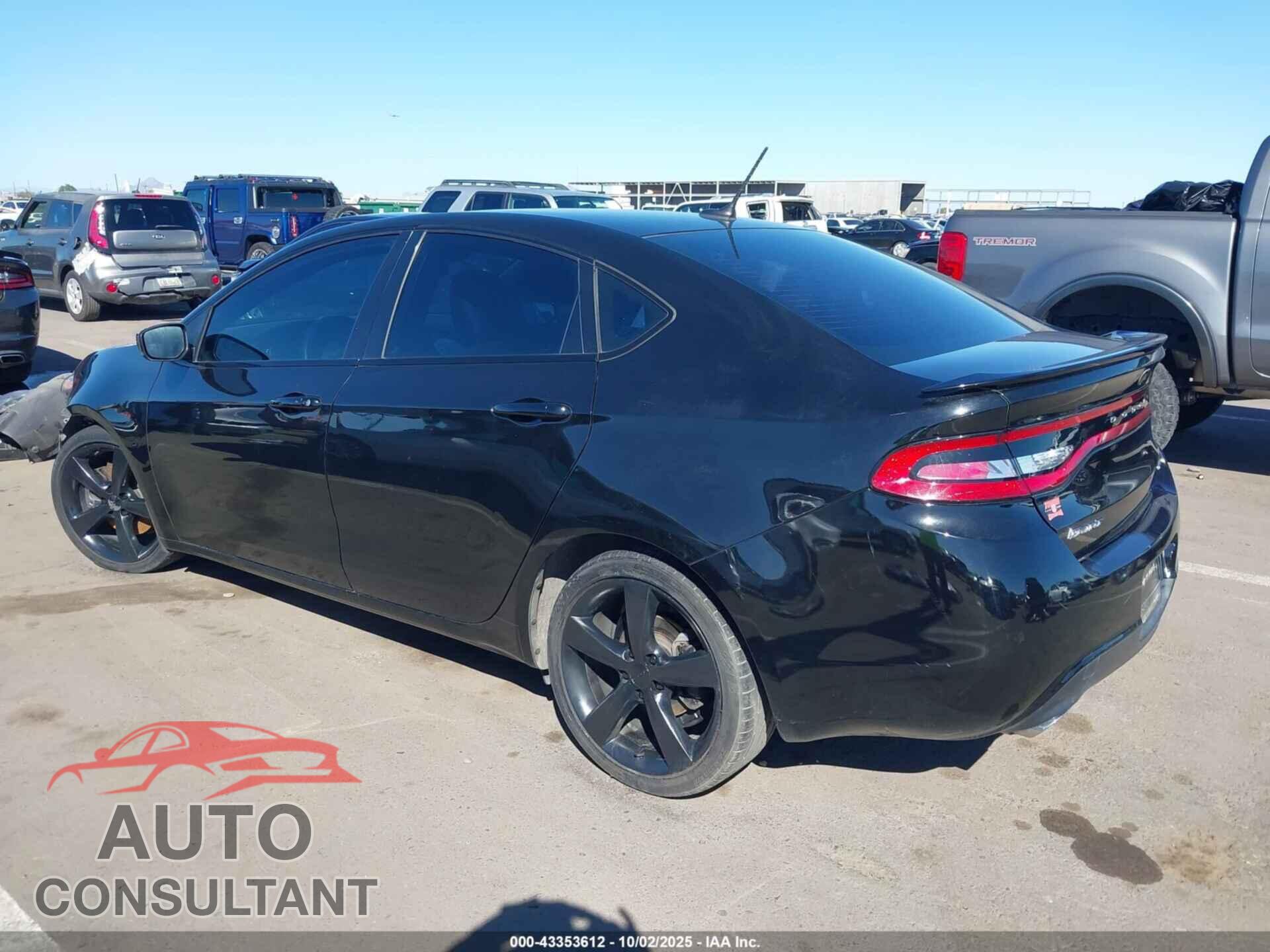 DODGE DART 2014 - 1C3CDFEB5ED870927