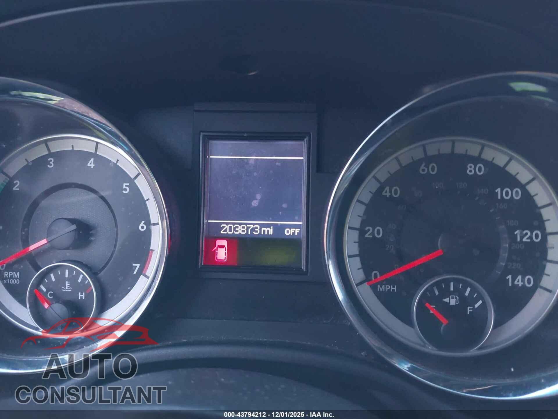DODGE DURANGO 2011 - 1D4RE4GG3BC699874