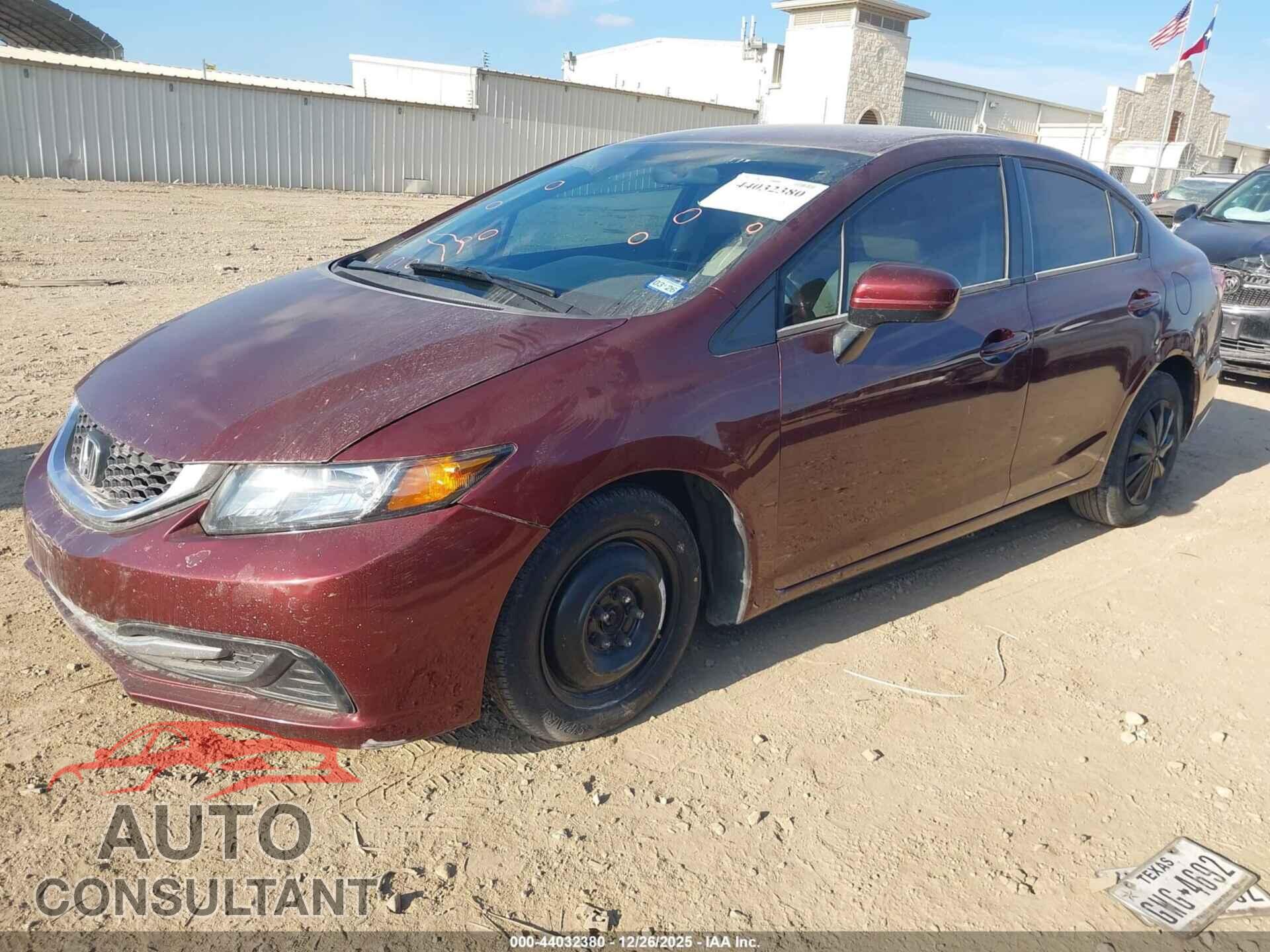 HONDA CIVIC 2014 - 19XFB2F5XEE009712