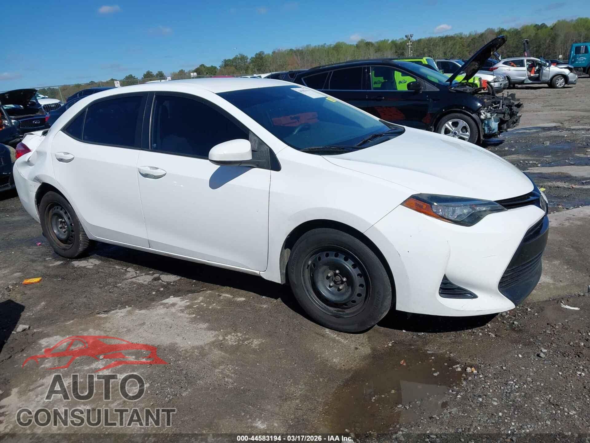 TOYOTA COROLLA 2017 - 2T1BURHE6HC768357