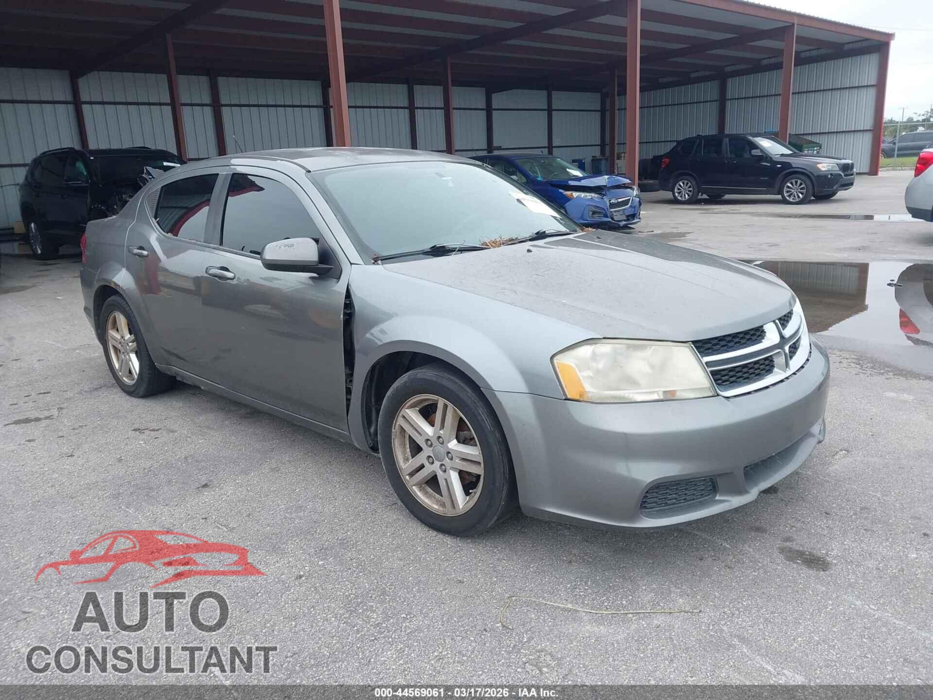 DODGE AVENGER 2013 - 1C3CDZCB1DN768098