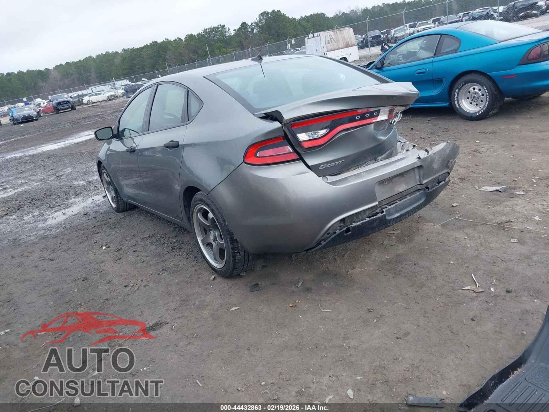 DODGE DART 2013 - 1C3CDFAA3DD241615