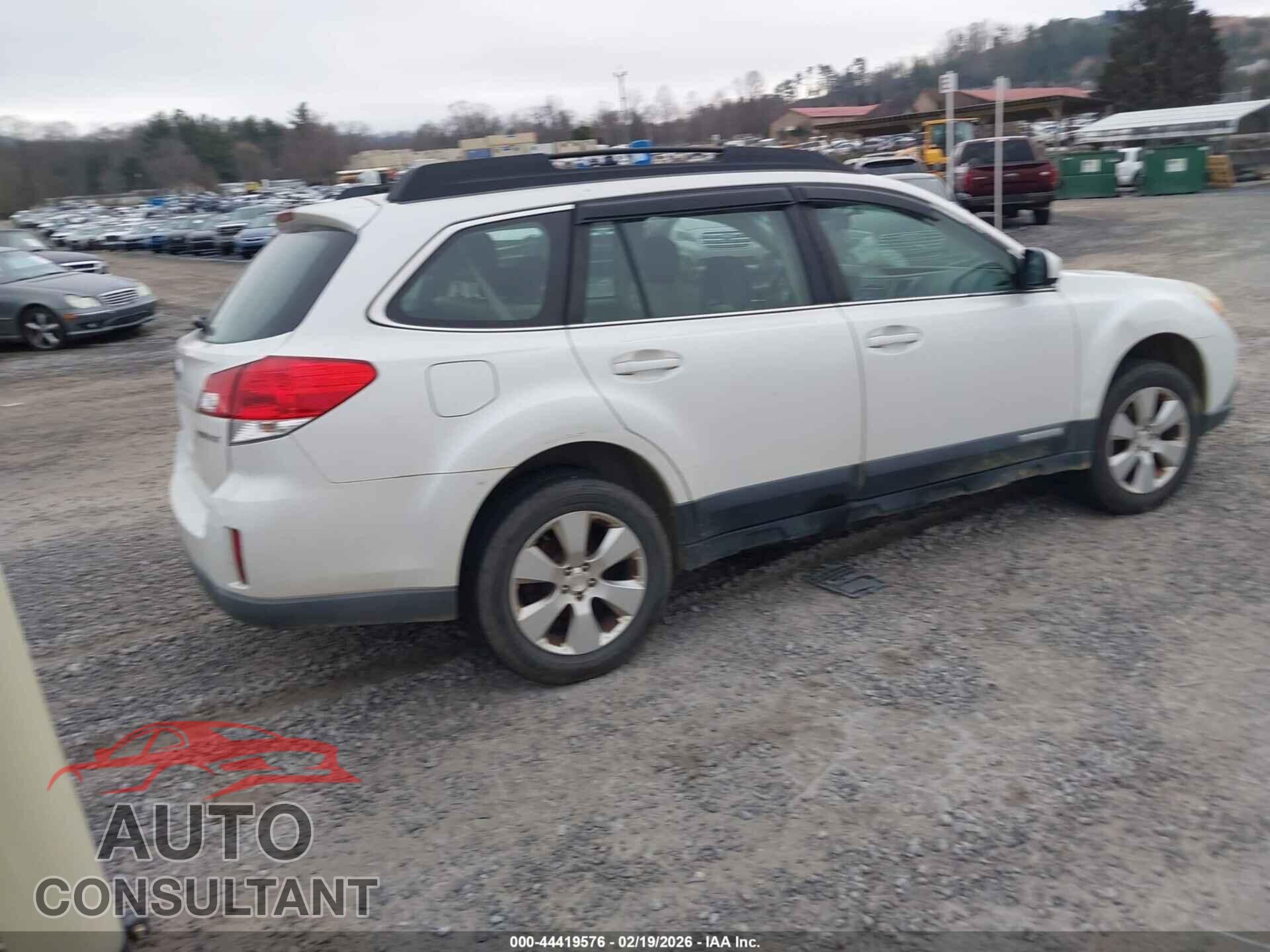 SUBARU OUTBACK 2012 - 4S4BRCAC7C3232103