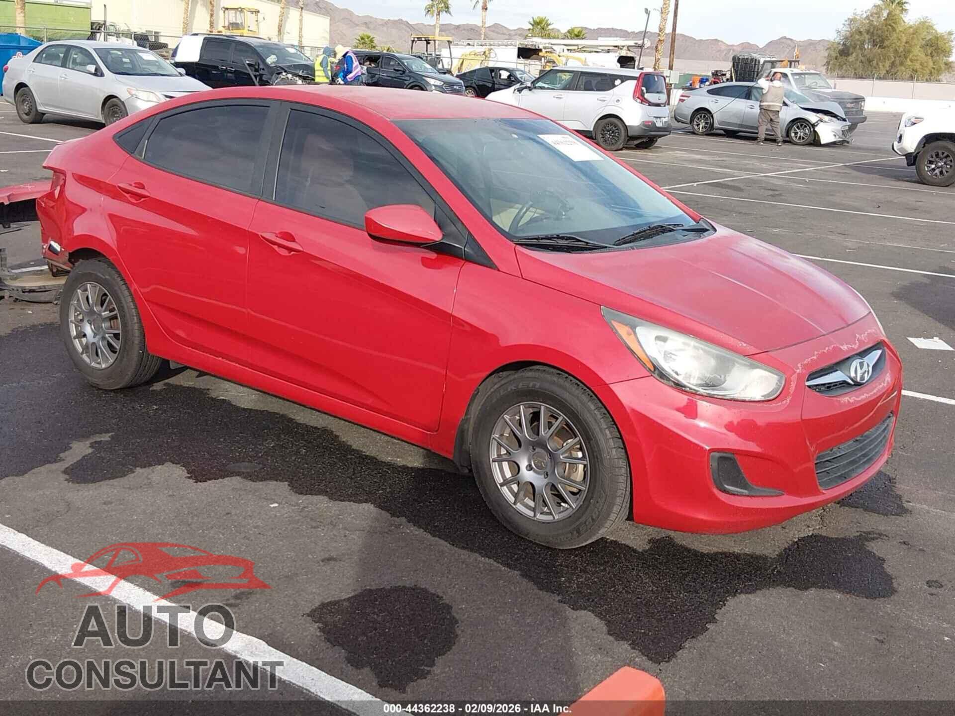 HYUNDAI ACCENT 2012 - KMHCT4AE1CU182905