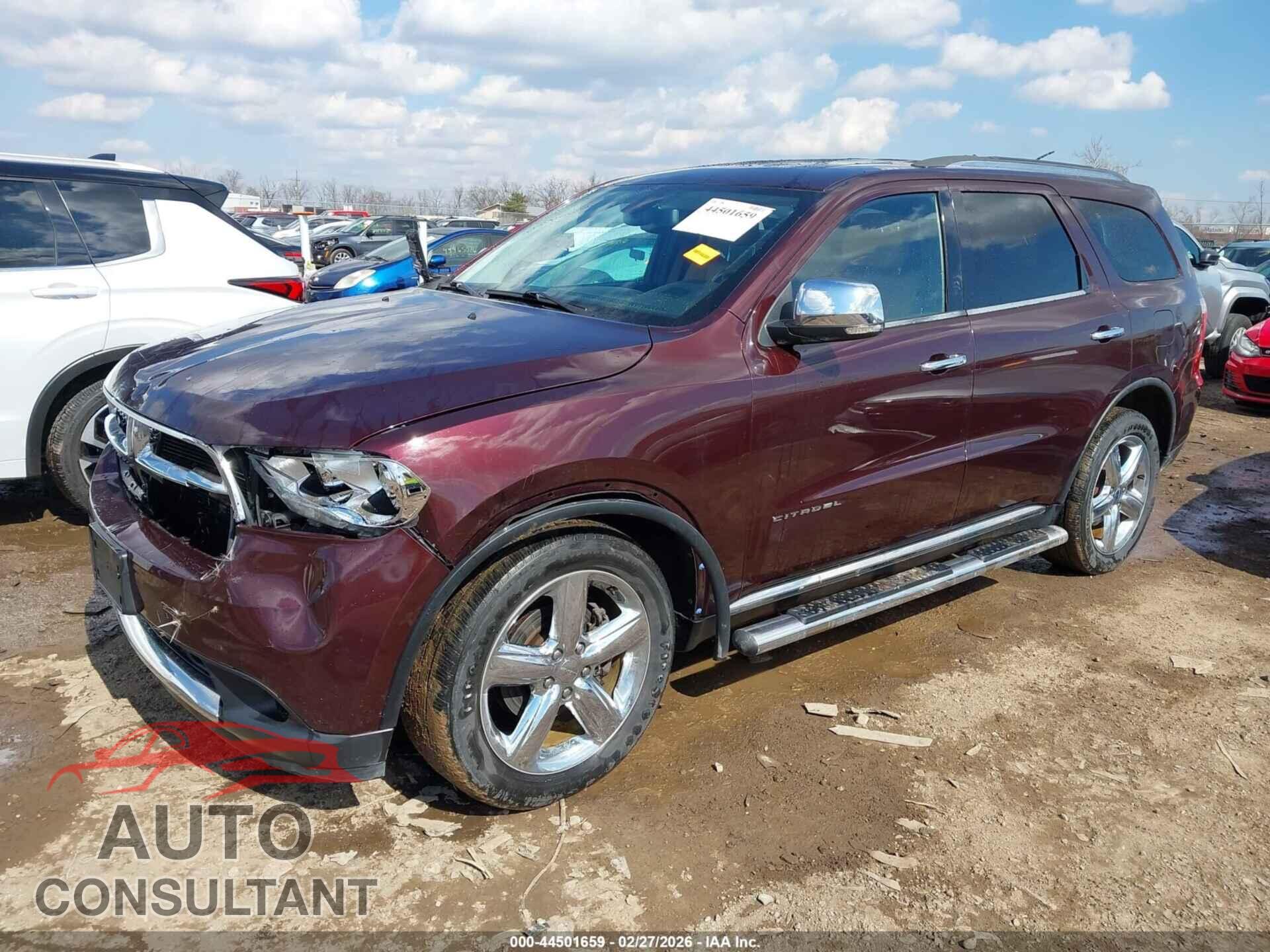 DODGE DURANGO 2012 - 1C4RDJEG2CC309222