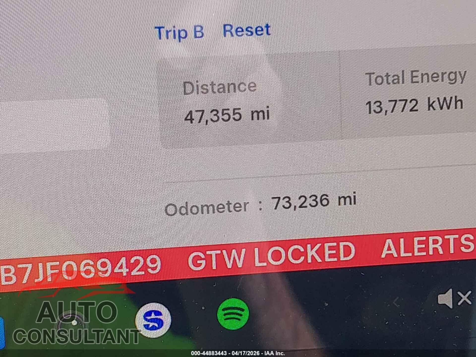 TESLA MODEL 3 2018 - 5YJ3E1EB7JF069429