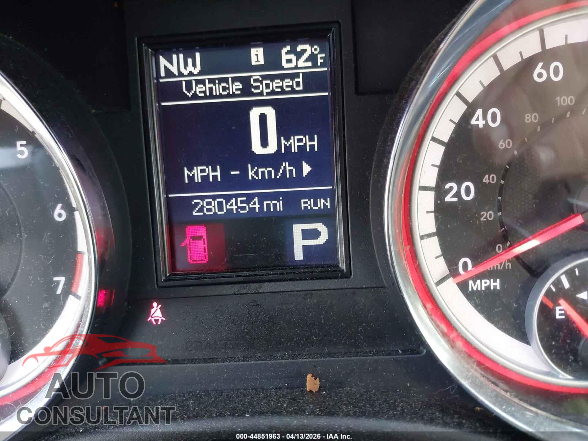 DODGE DURANGO 2012 - 1C4RDHEG3CC126727