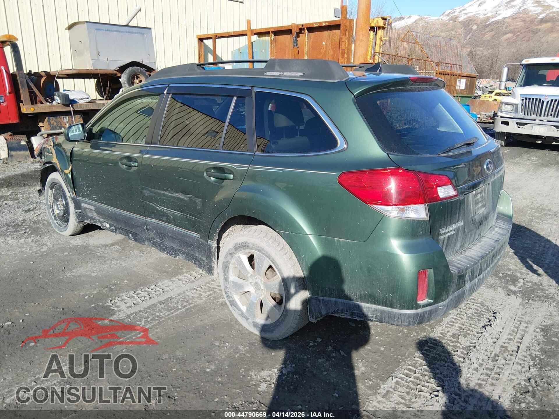 SUBARU OUTBACK 2011 - 4S4BRDKC5B2374331