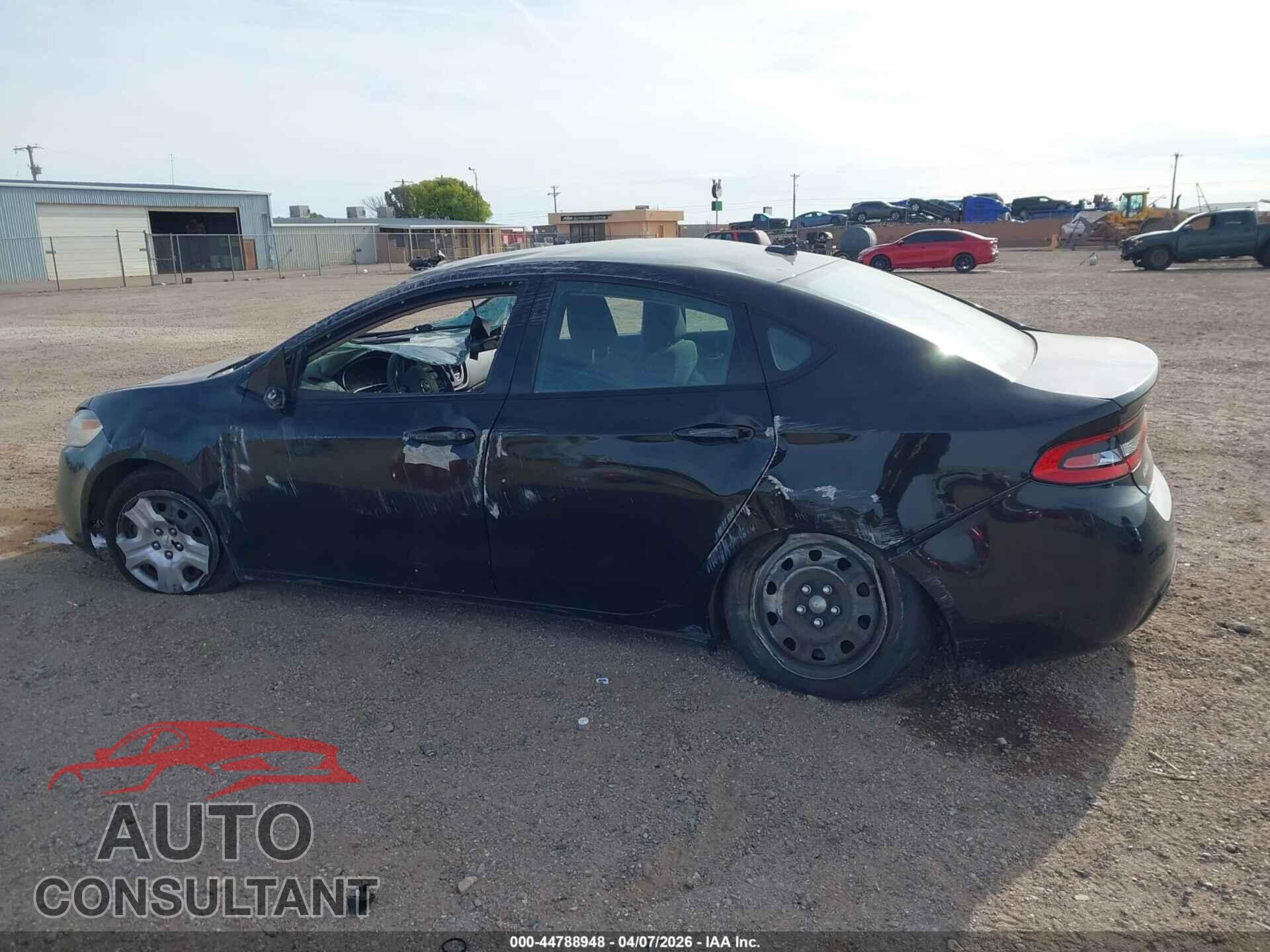 DODGE DART 2015 - 1C3CDFAA4FD346327