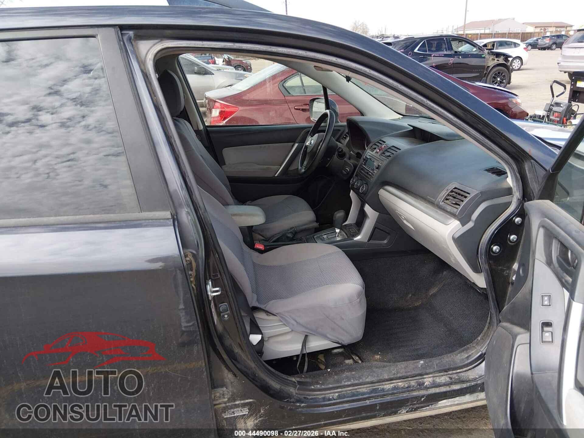SUBARU FORESTER 2015 - JF2SJADC4FH832260