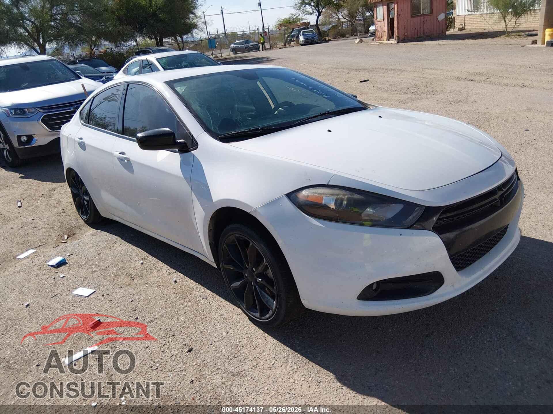 DODGE DART 2016 - 1C3CDFFA9GD822453