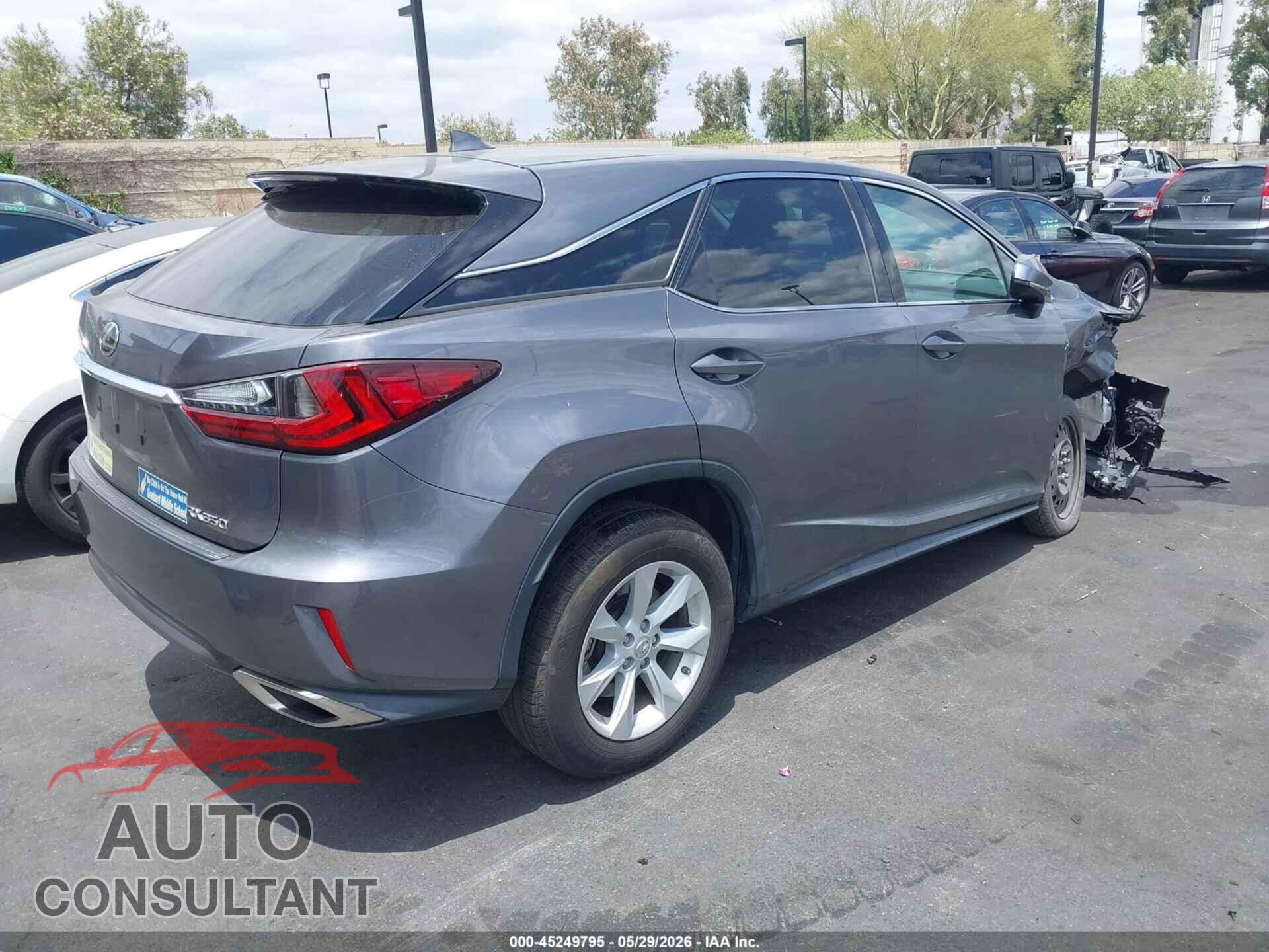 LEXUS RX 350 2017 - 2T2ZZMCAXHC075648