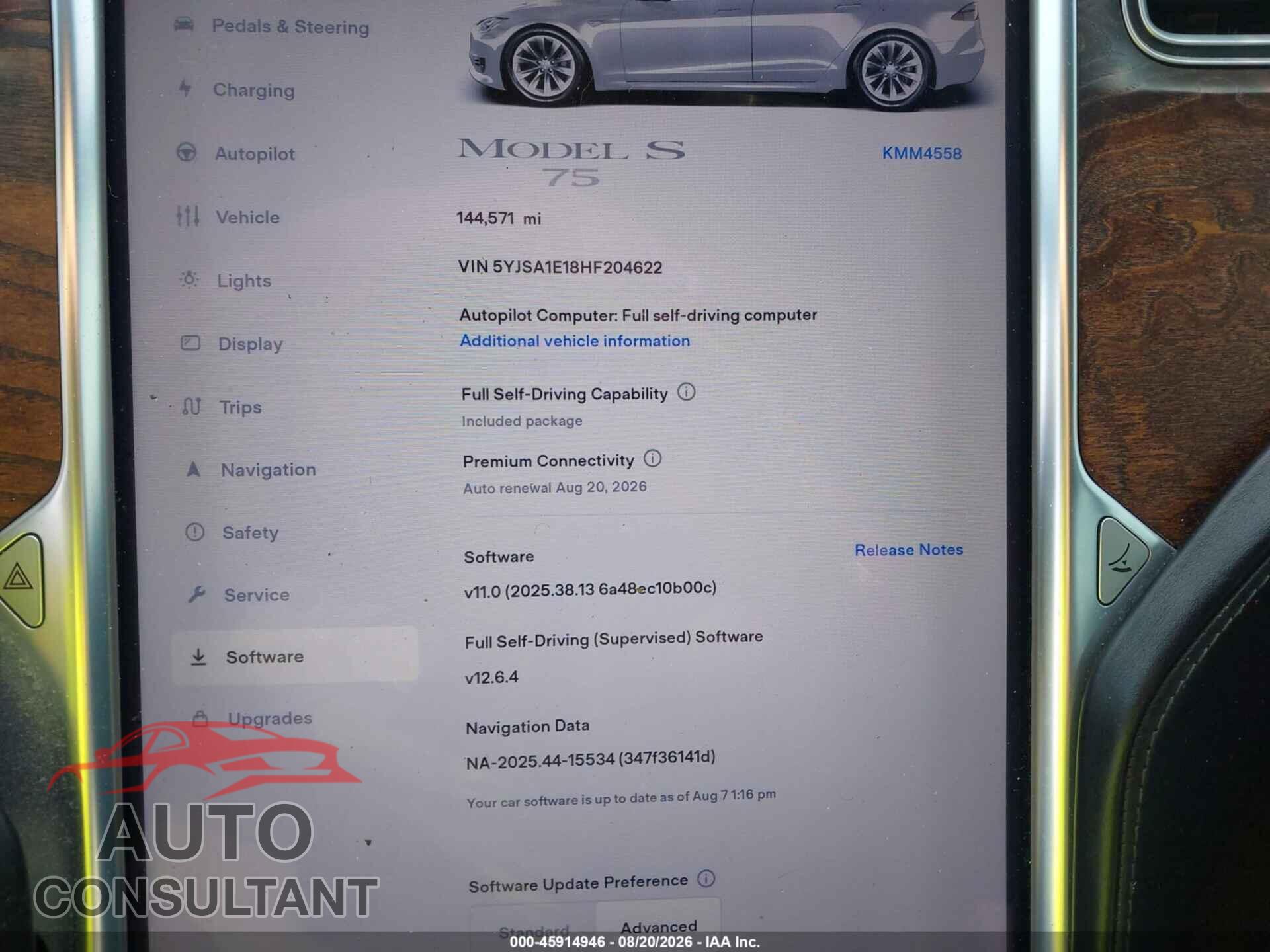 TESLA MODEL S 2017 - 5YJSA1E18HF204622