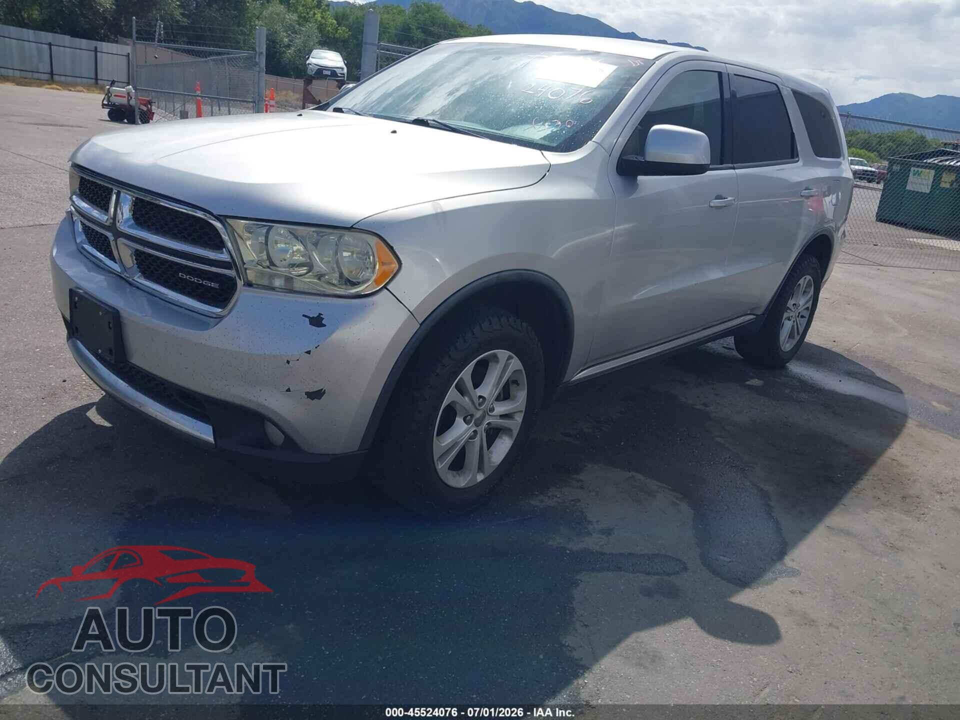DODGE DURANGO 2011 - 1D4RE2GG2BC746512