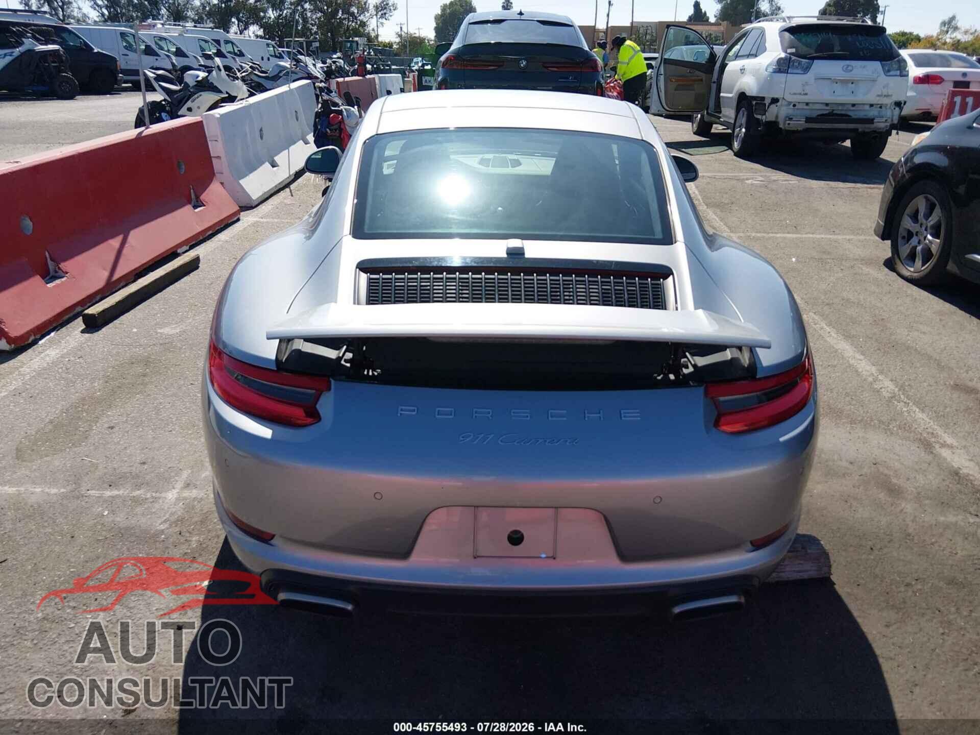 PORSCHE 911 2017 - WP0AA2A92HS107089