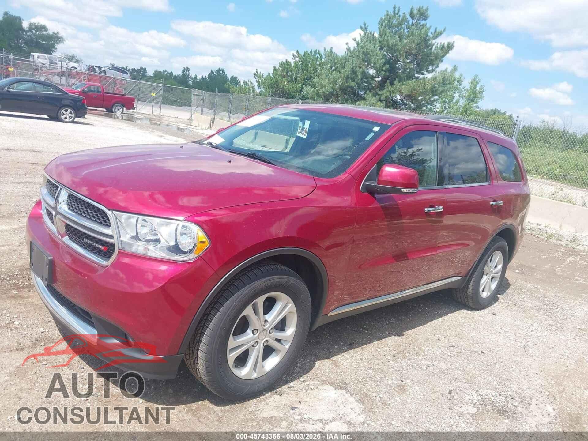 DODGE DURANGO 2013 - 1C4RDJDG0DC667938