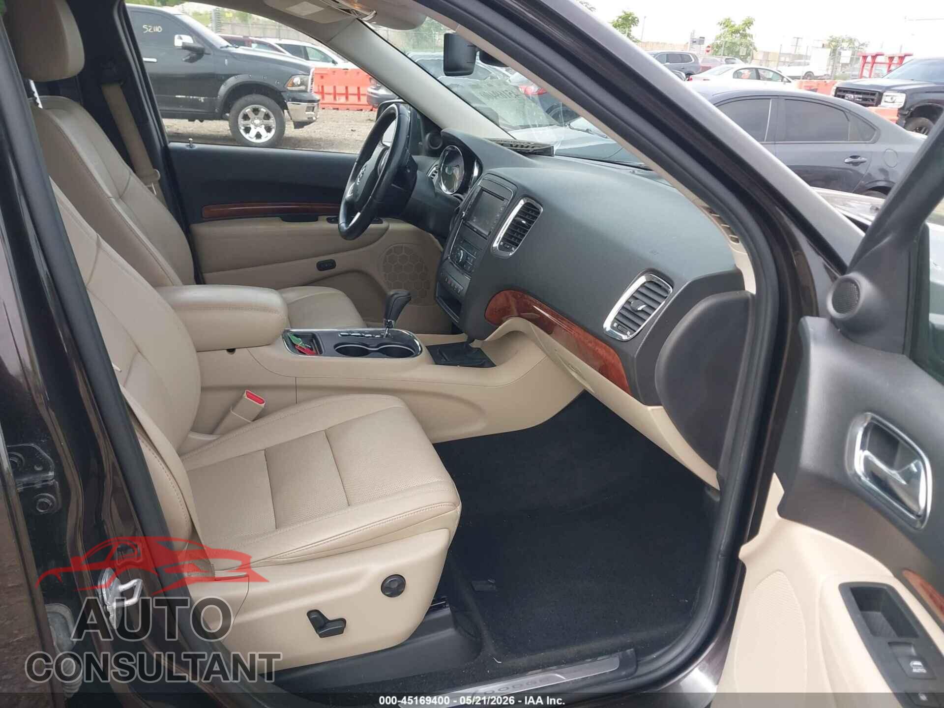 DODGE DURANGO 2012 - 1C4RDJEG7CC337274