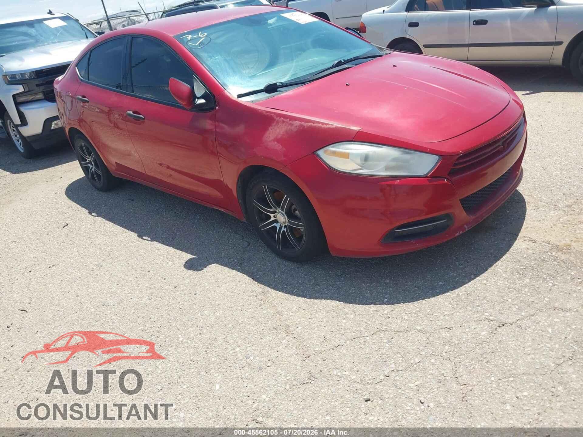 DODGE DART 2013 - 1C3CDFAA2DD345111