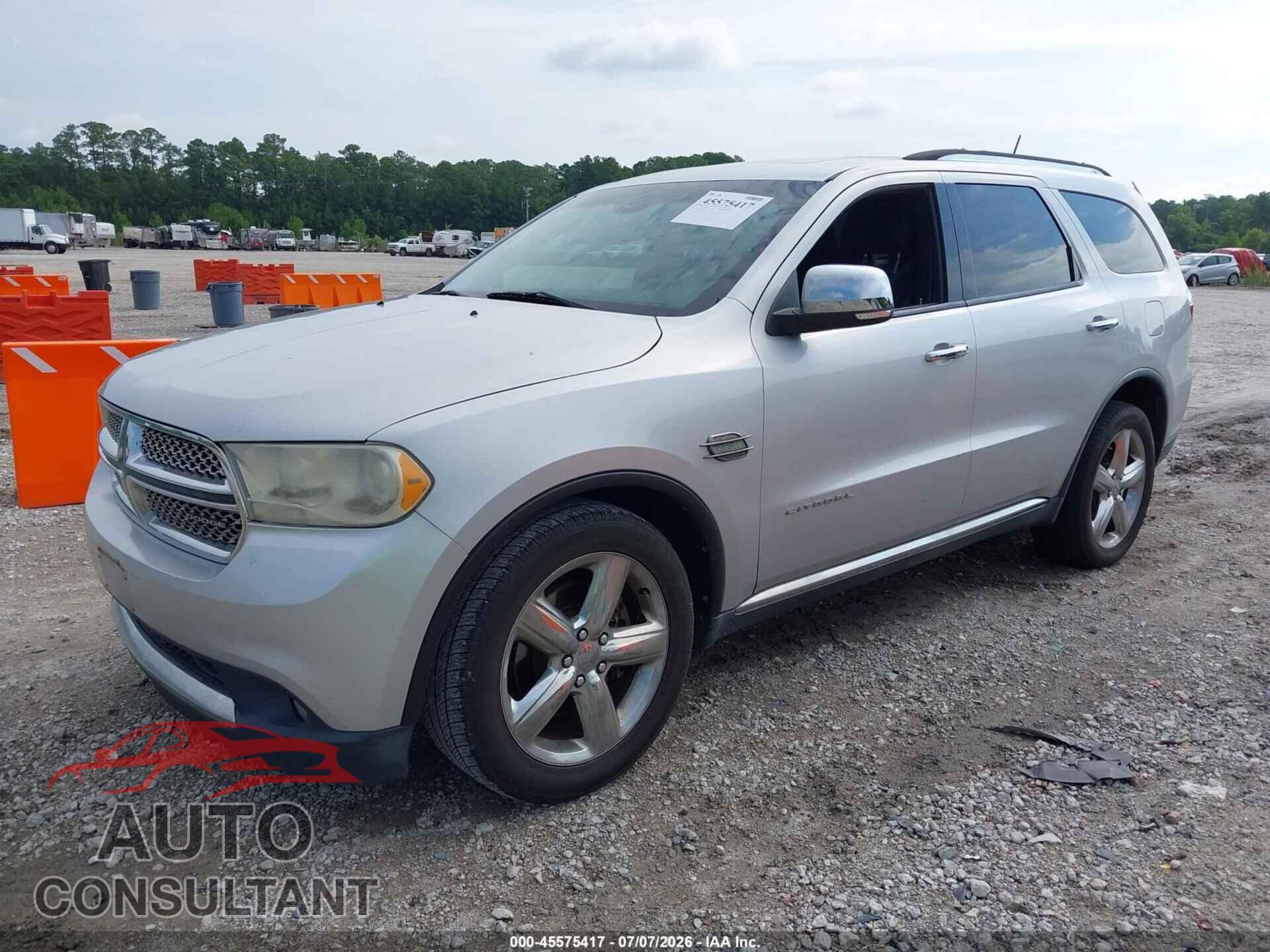 DODGE DURANGO 2011 - 1D4SD5GTXBC592666