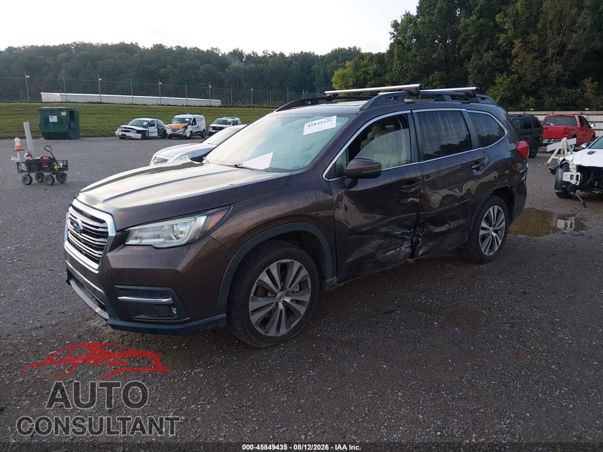 SUBARU ASCENT 2019 - 4S4WMAPD6K3412305