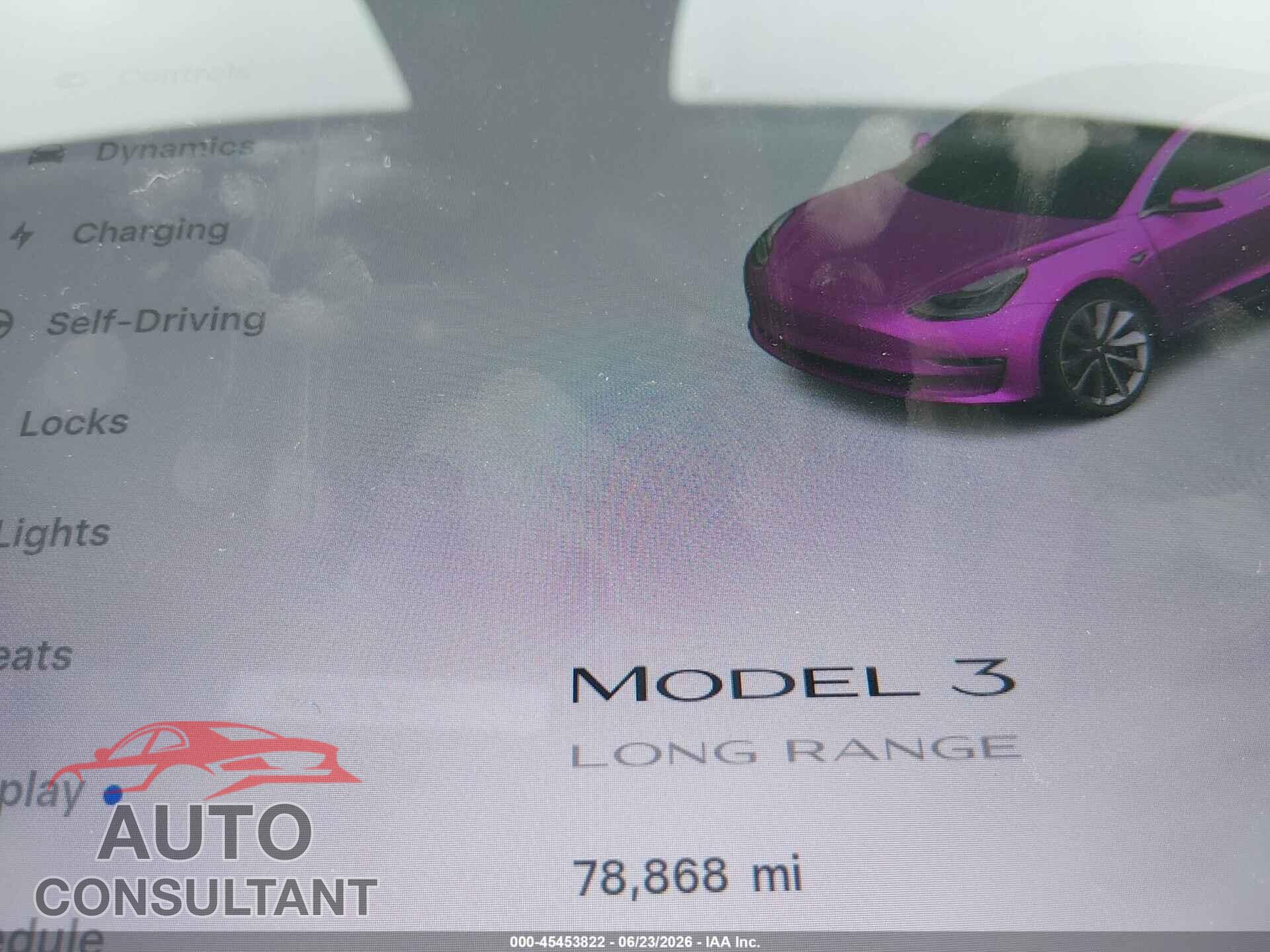 TESLA MODEL 3 2018 - 5YJ3E1EA7JF018438