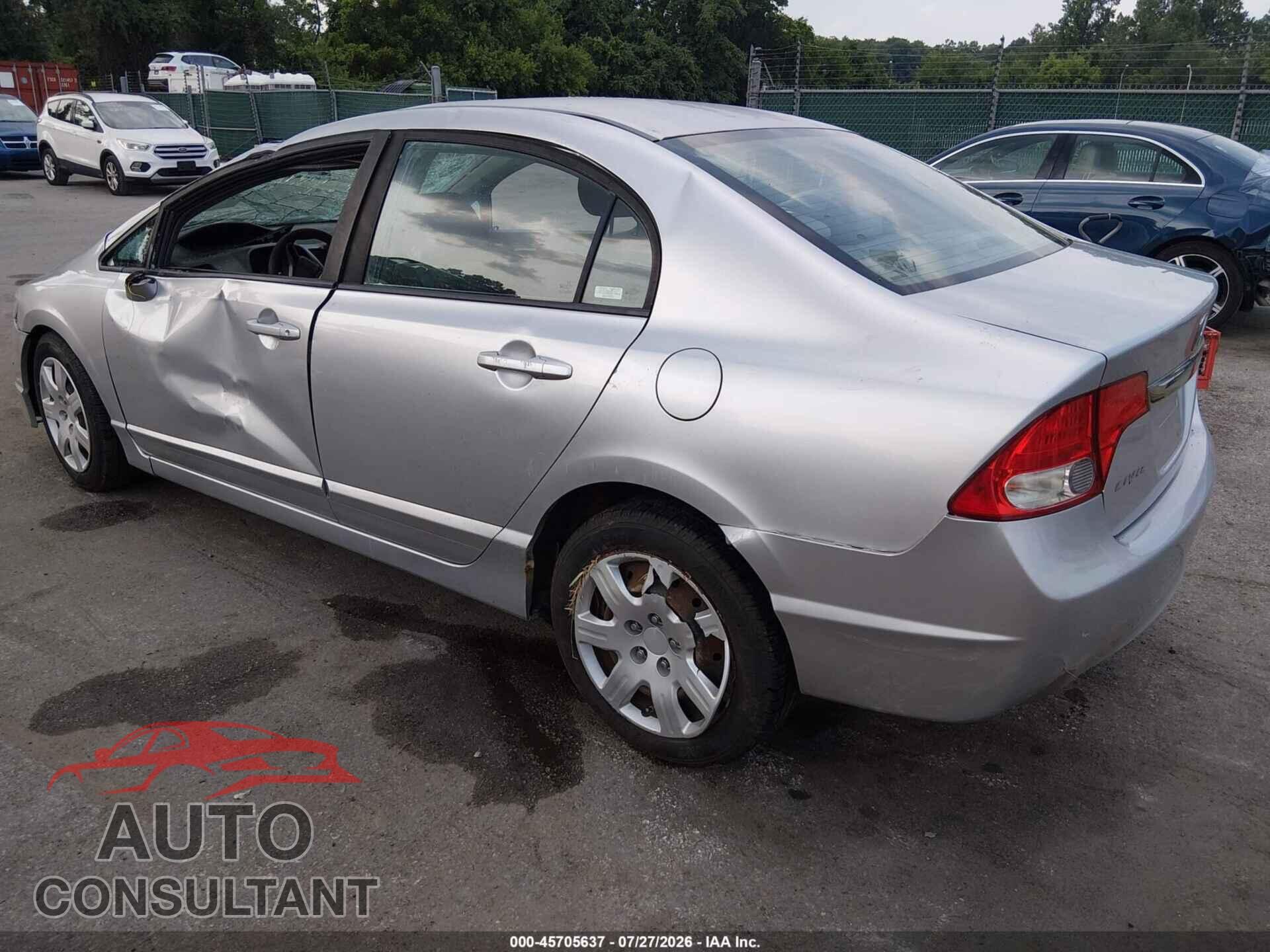 HONDA CIVIC 2009 - 19XFA16599E018355