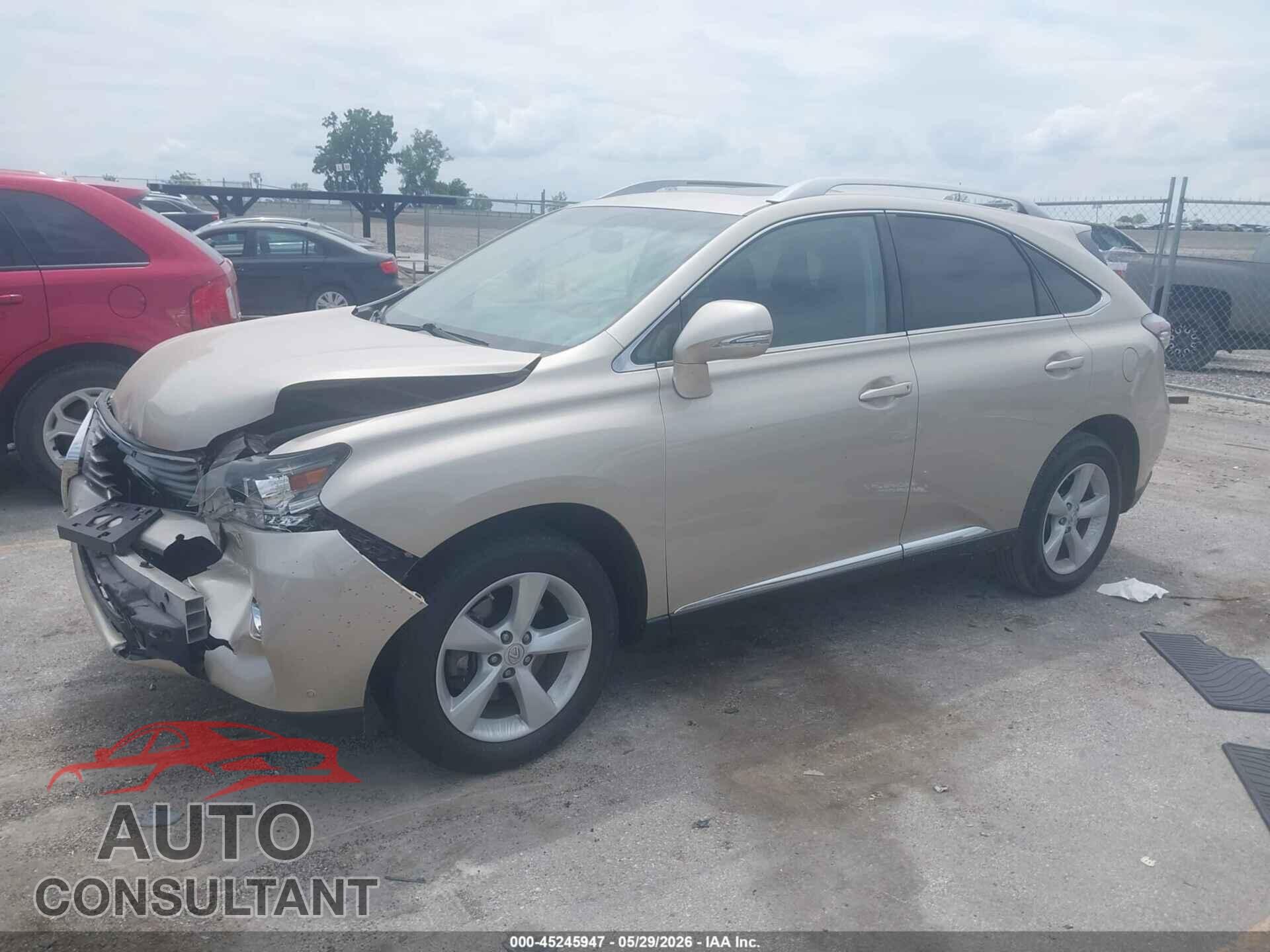 LEXUS RX 350 2013 - 2T2BK1BA0DC167660