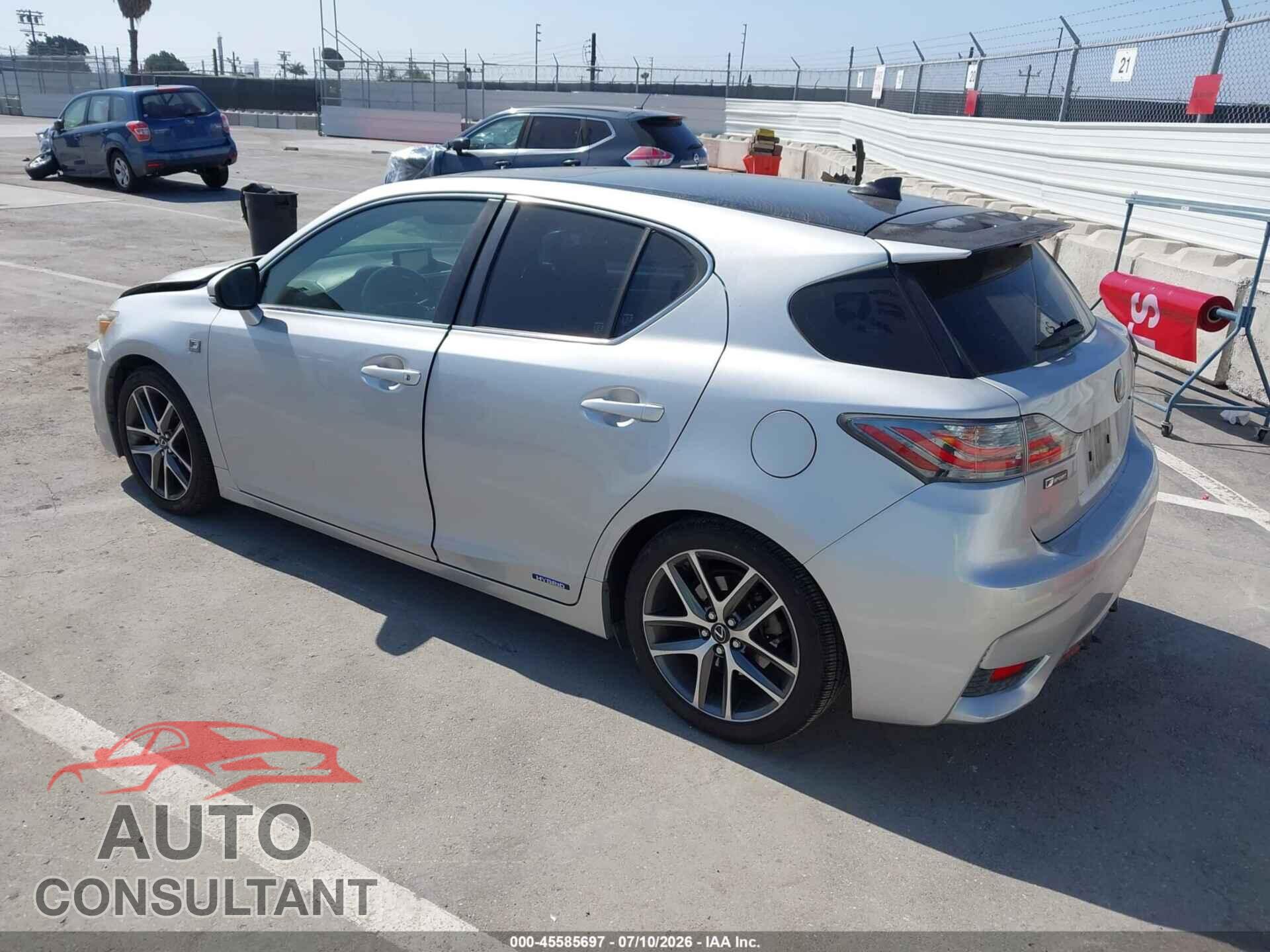 LEXUS CT 200H 2014 - JTHKD5BH4E2183779