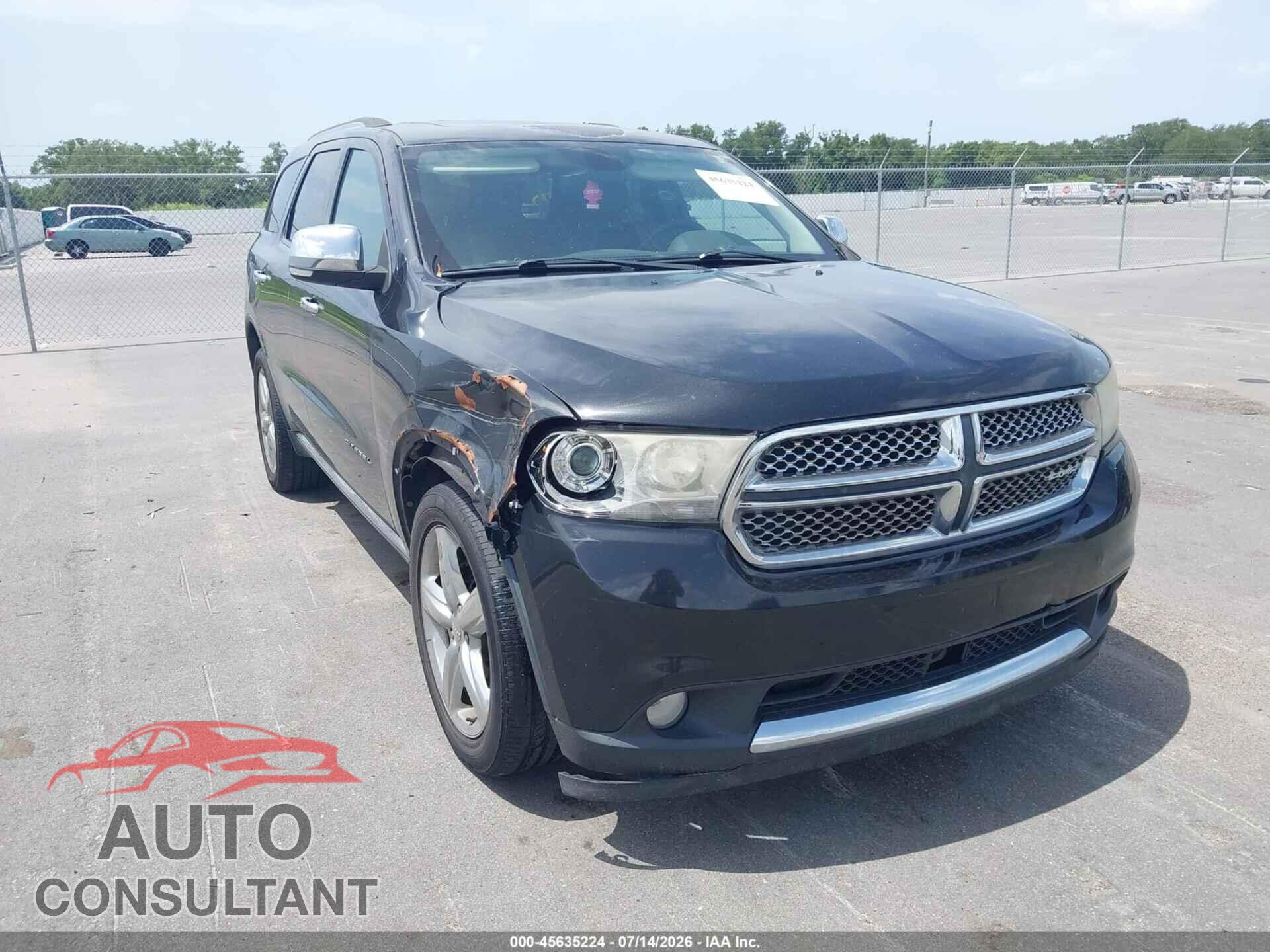 DODGE DURANGO 2012 - 1C4SDHET1CC314399