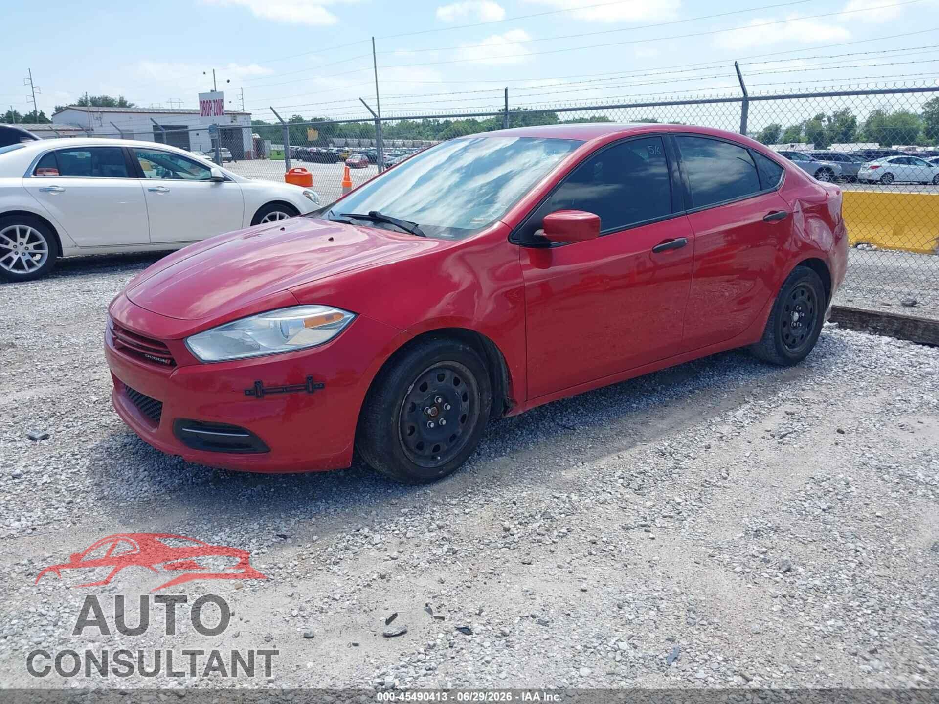 DODGE DART 2013 - 1C3CDFAA9DD178195