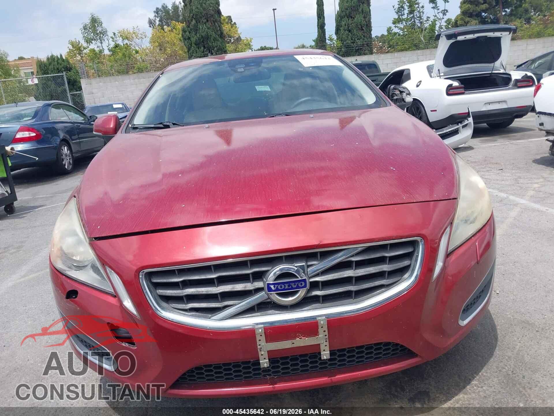 VOLVO S60 2012 - YV1622FS7C2107977