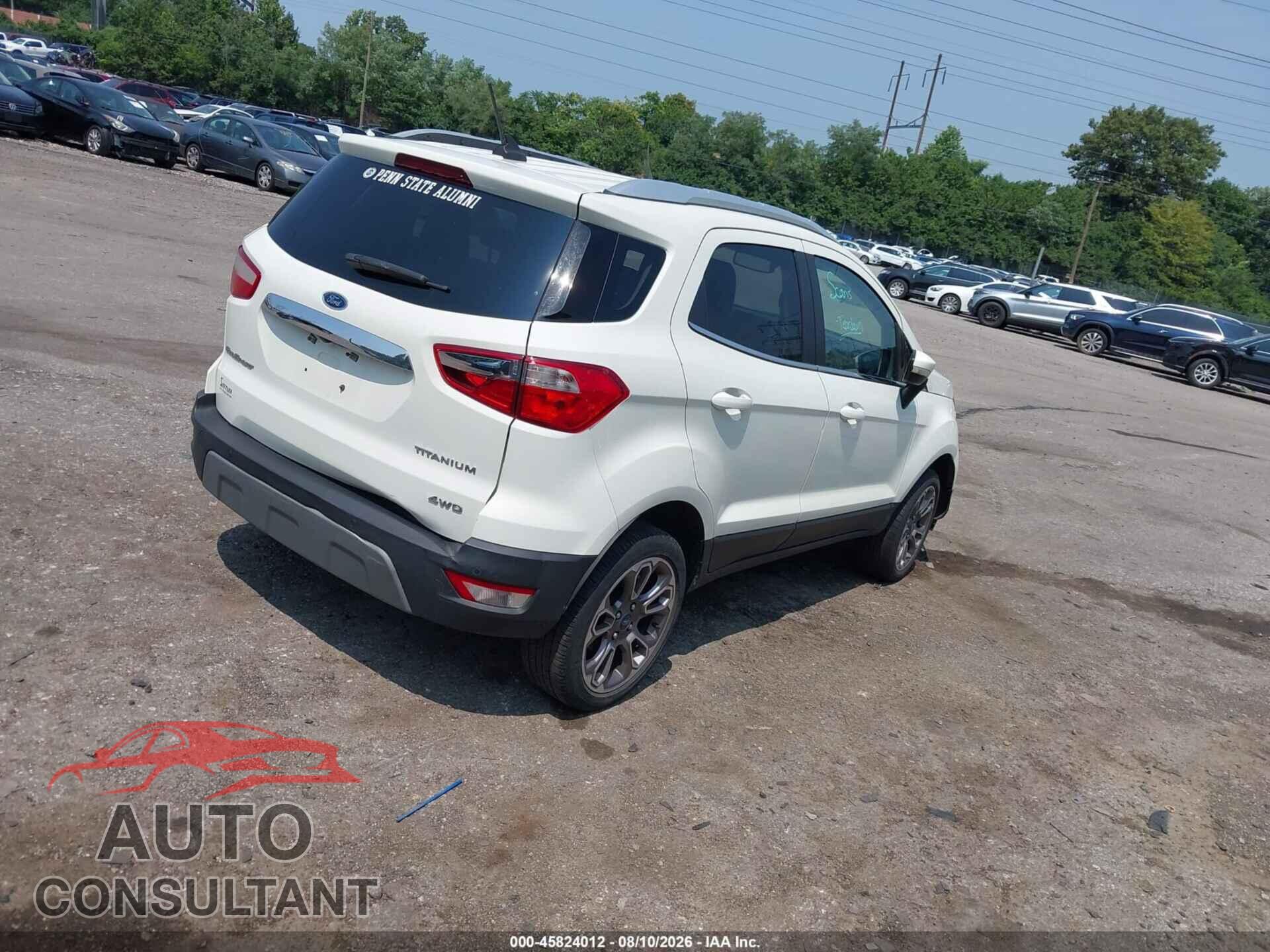 FORD ECOSPORT 2019 - MAJ6S3KL3KC285152