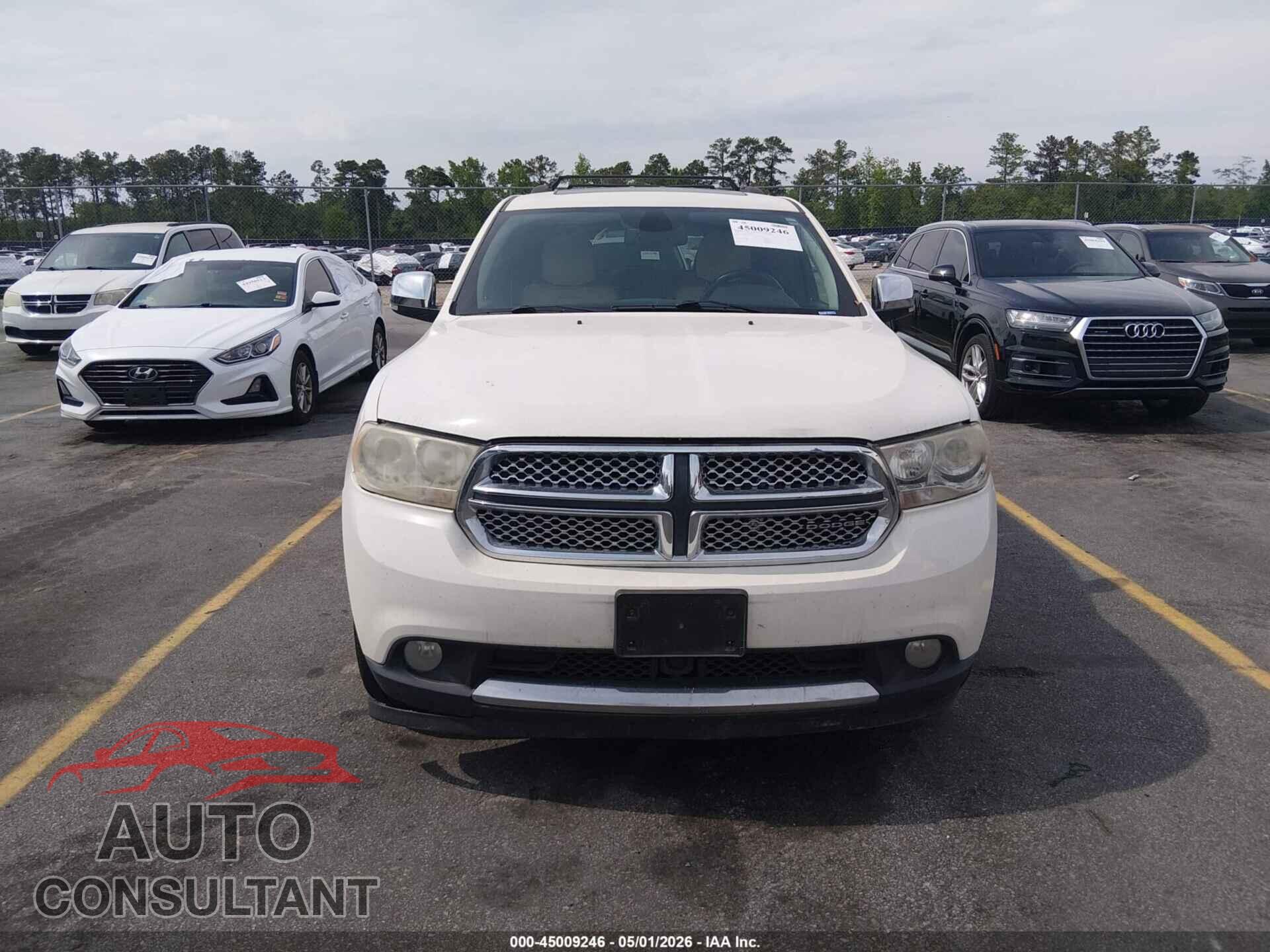 DODGE DURANGO 2012 - 1C4SDJET5CC211588