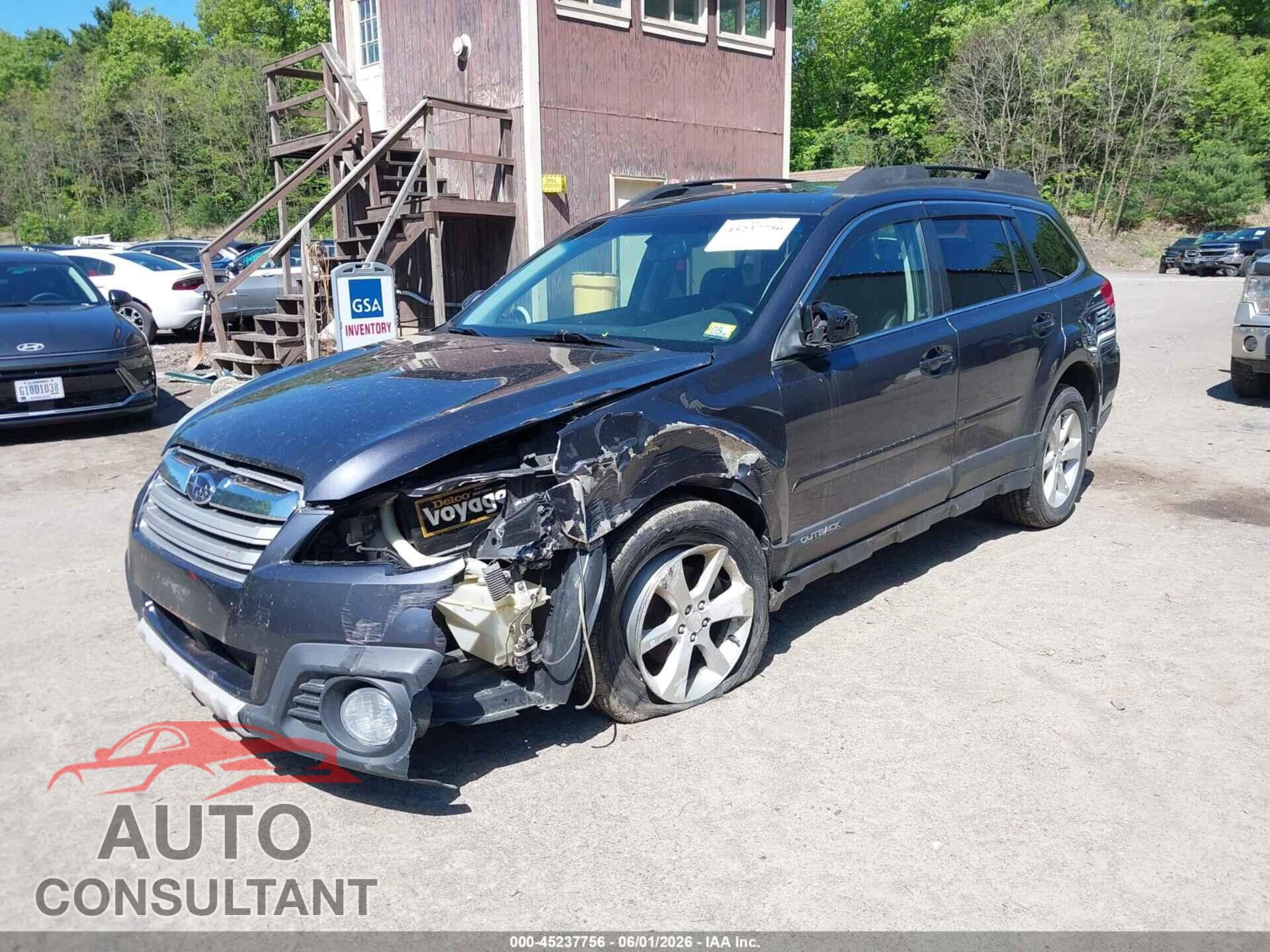 SUBARU OUTBACK 2013 - 4S4BRBLC5D3255288