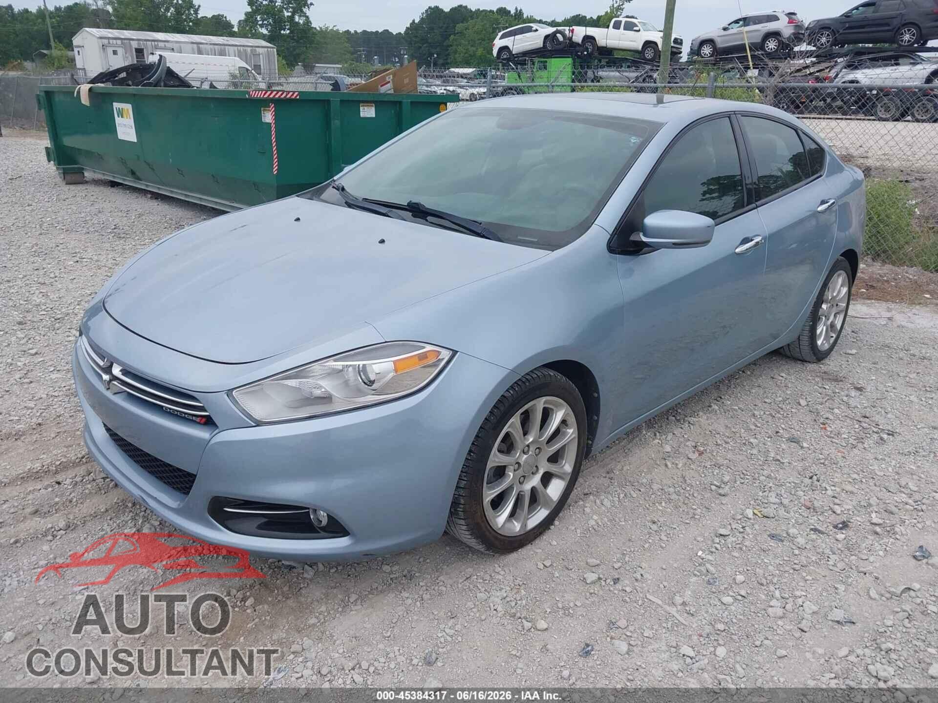 DODGE DART 2013 - 1C3CDFCH6DD176690