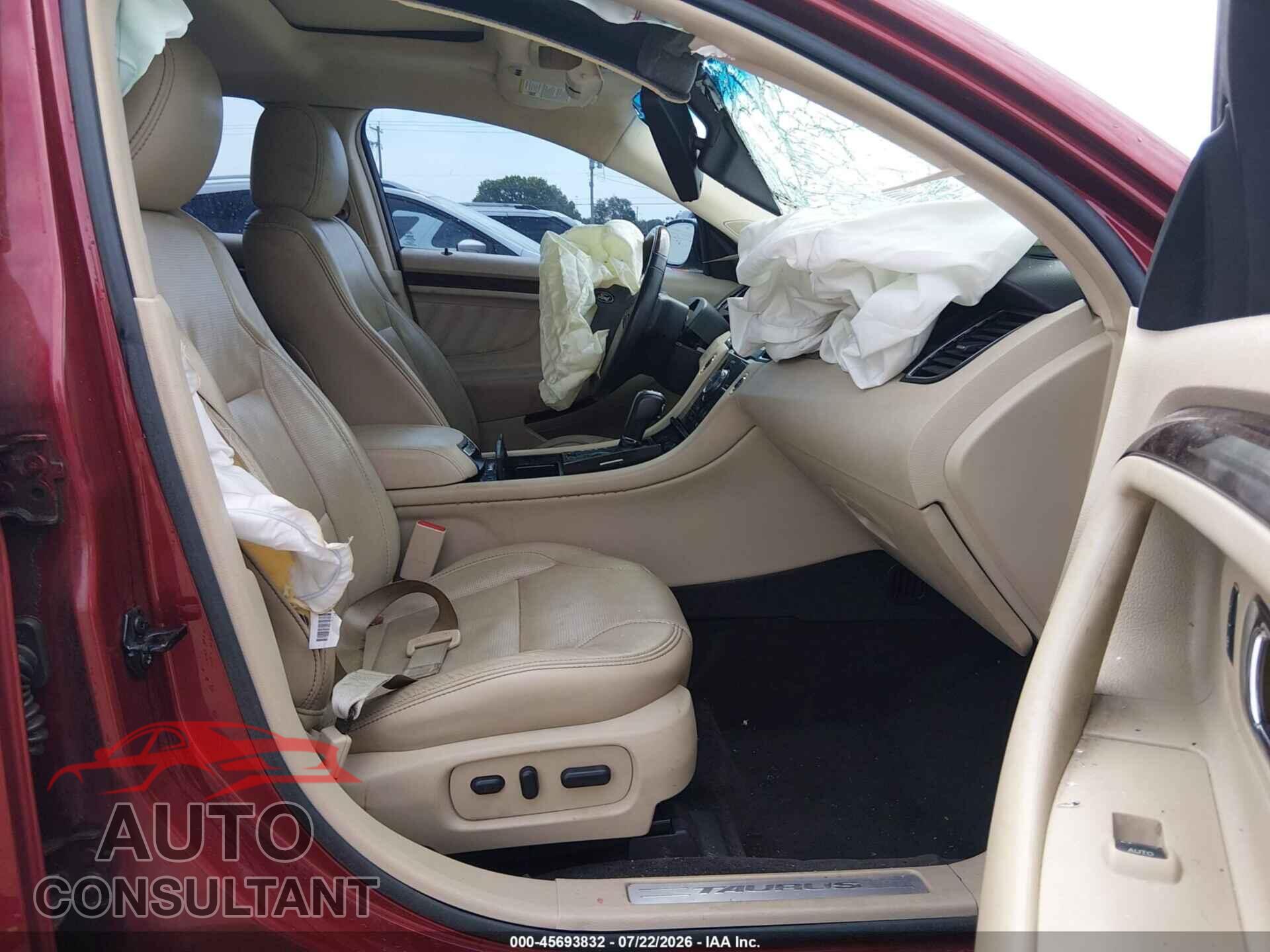 FORD TAURUS 2013 - 1FAHP2F83DG169391