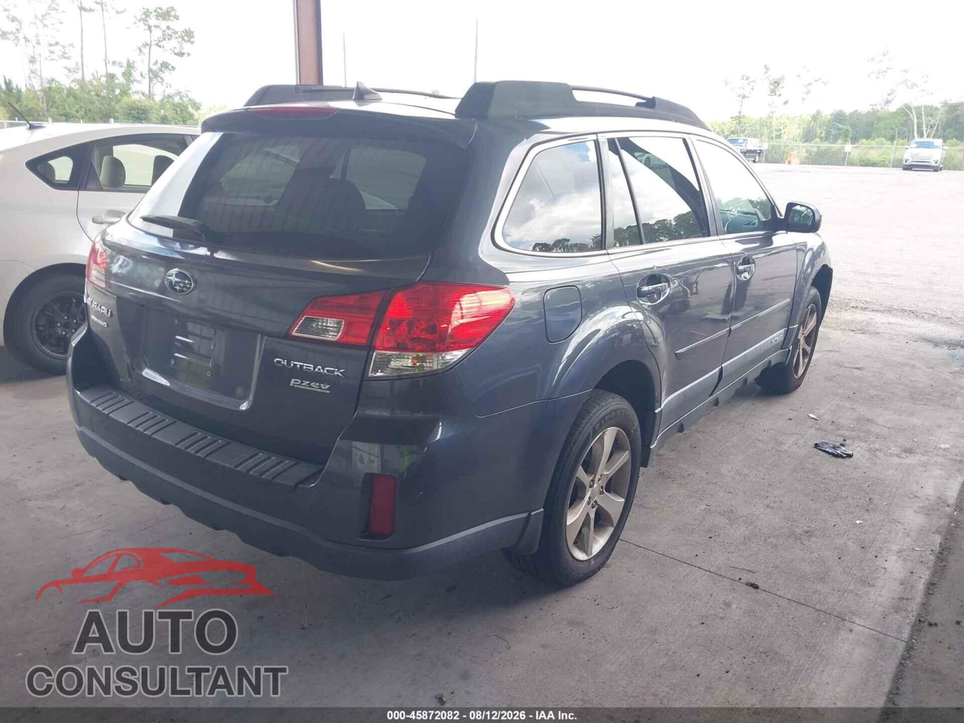 SUBARU OUTBACK 2014 - 4S4BRBLC6E3201256