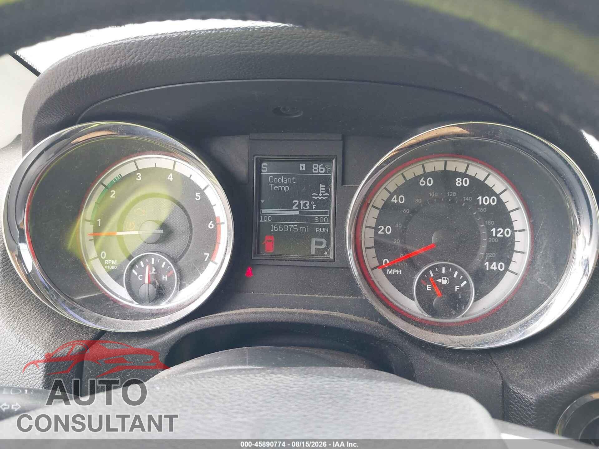 DODGE DURANGO 2011 - 1D4SE5GT3BC674476