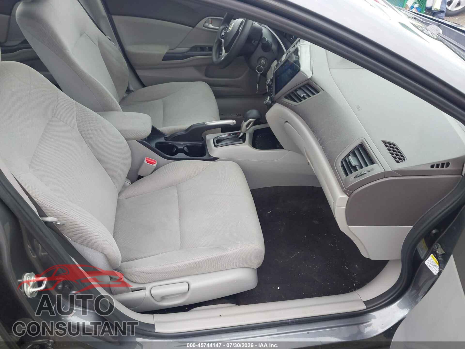 HONDA CIVIC 2012 - 19XFB2F53CE014988