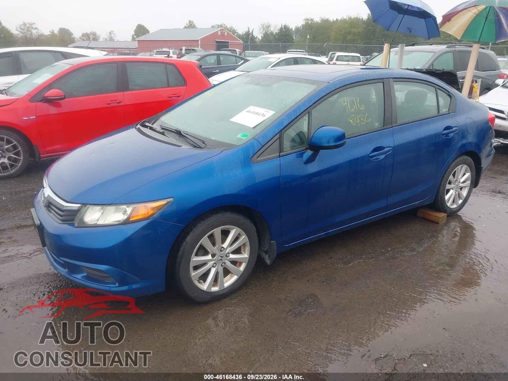 HONDA CIVIC 2012 - 19XFB2F85CE322934