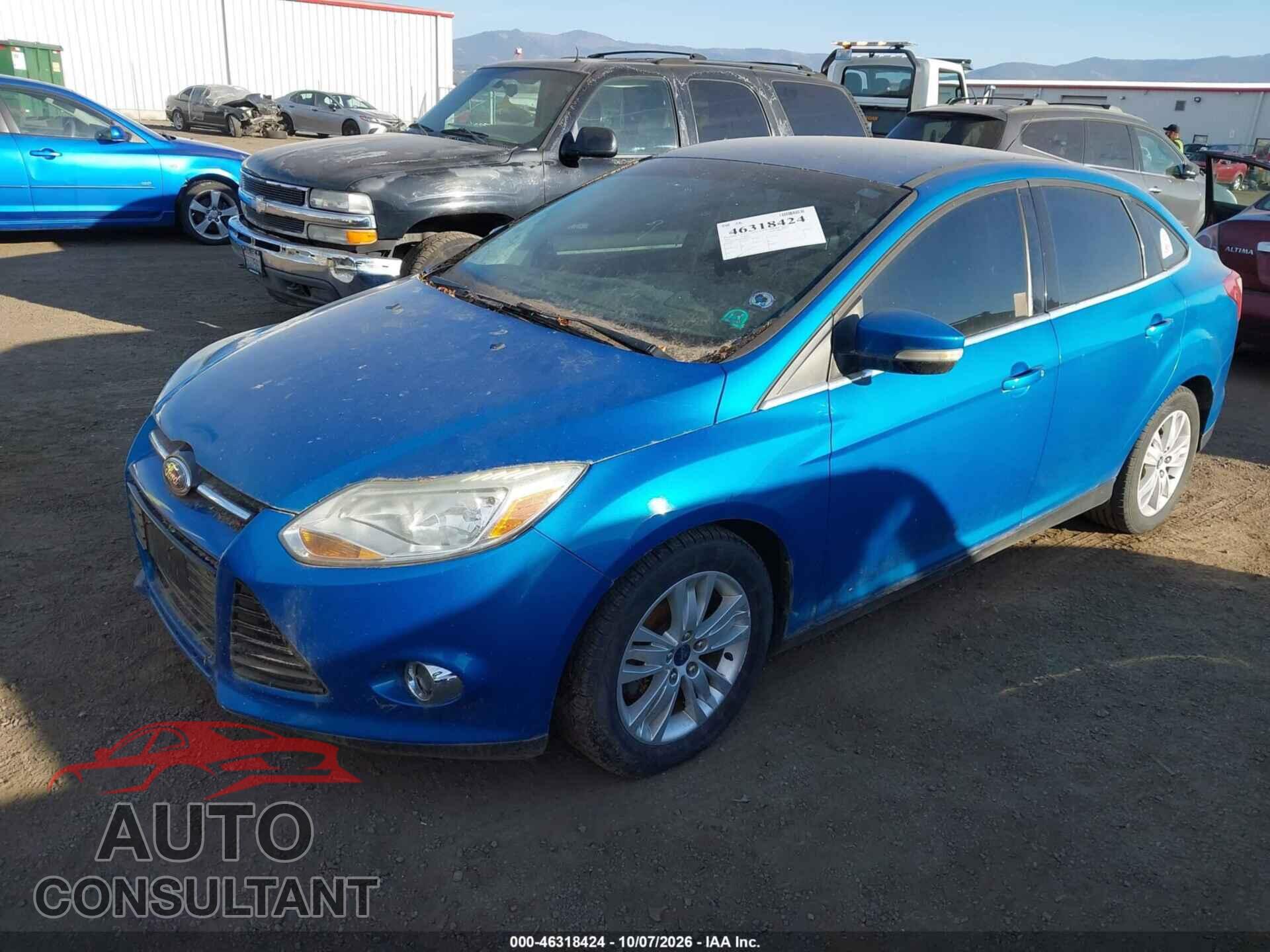 FORD FOCUS 2012 - 1FAHP3H25CL431321