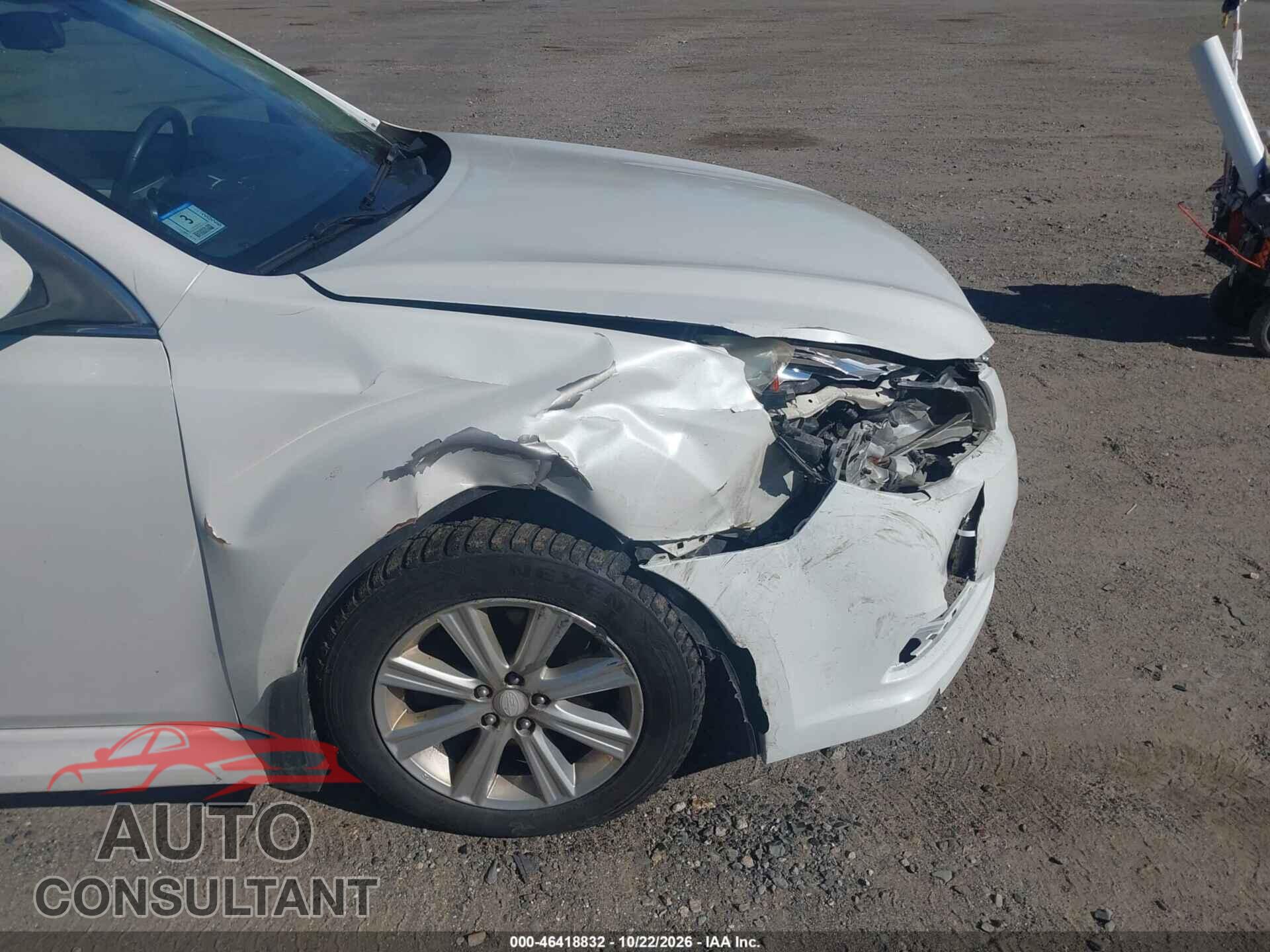 SUBARU LEGACY 2012 - 4S3BMBC64C3040657