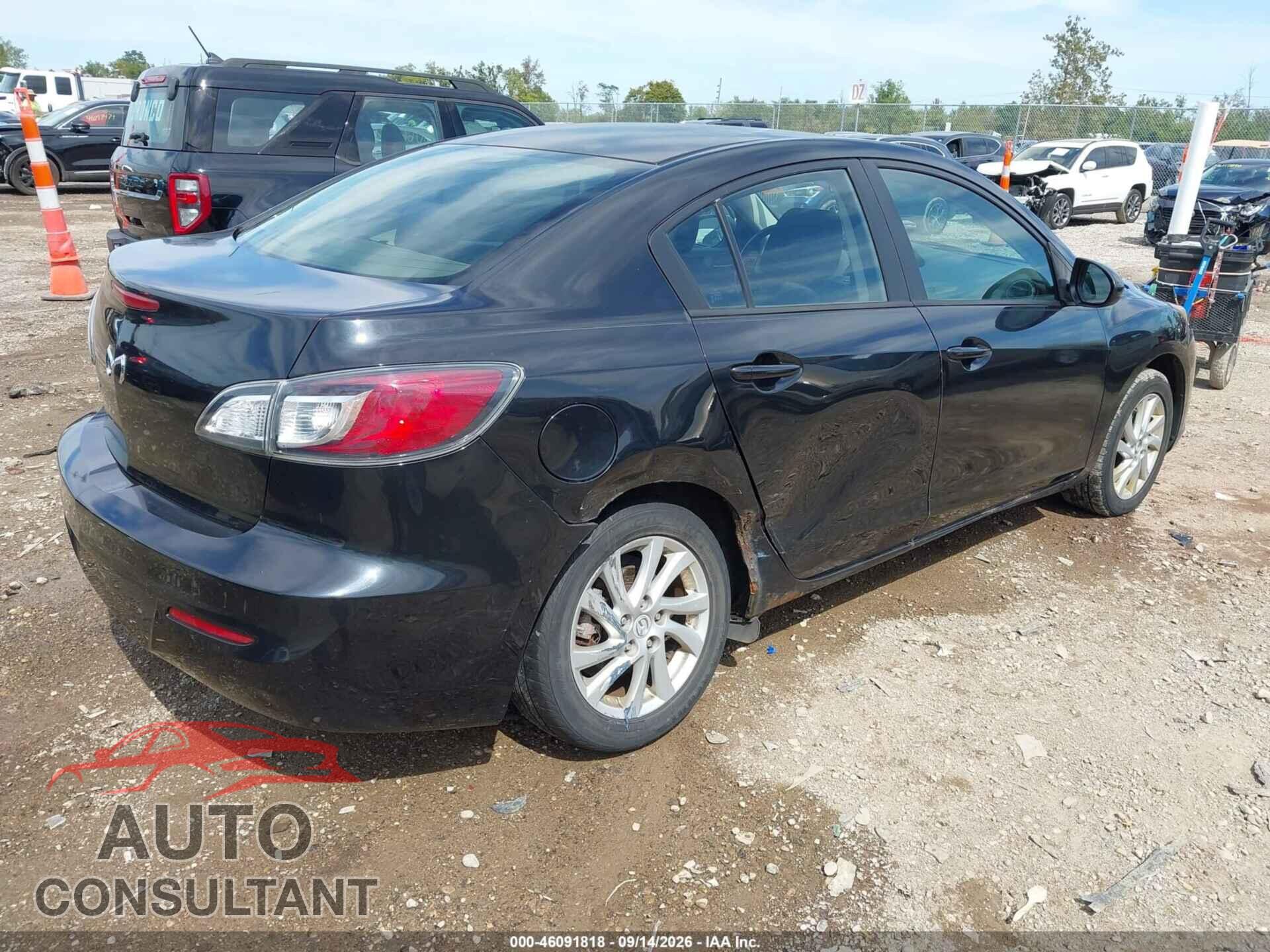 MAZDA MAZDA3 2012 - JM1BL1V86C1663138