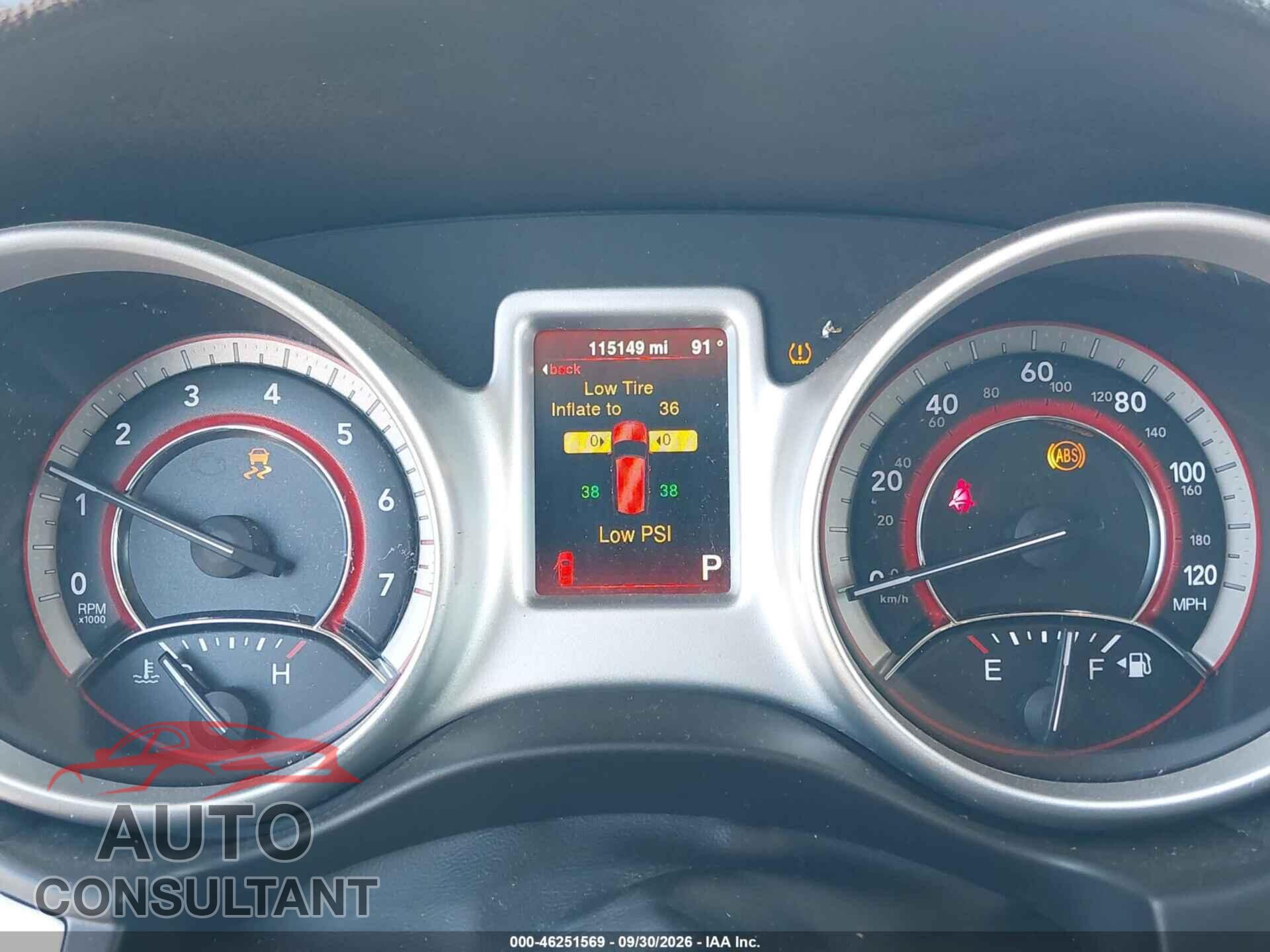 DODGE JOURNEY 2015 - 3C4PDCBG2FT564436